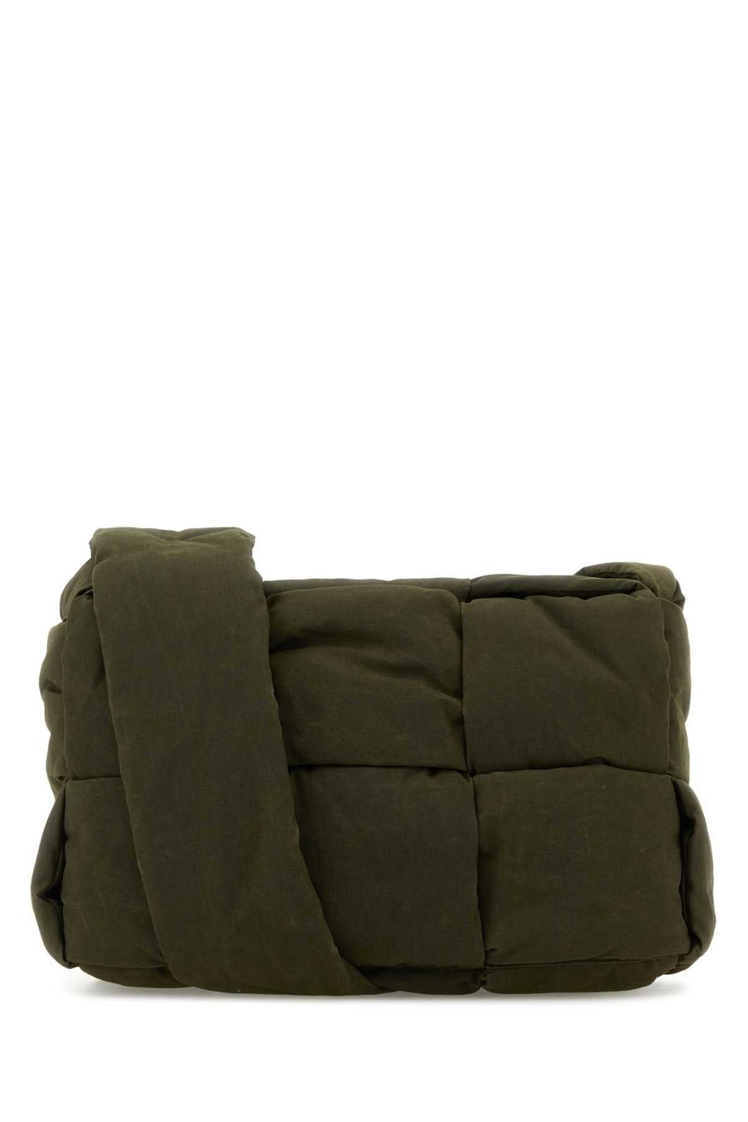 【新品・最安値】Bottega Veneta Medium padded cassette washed wax cotton OLIVESILVER 正規品 ショルダーバッグ