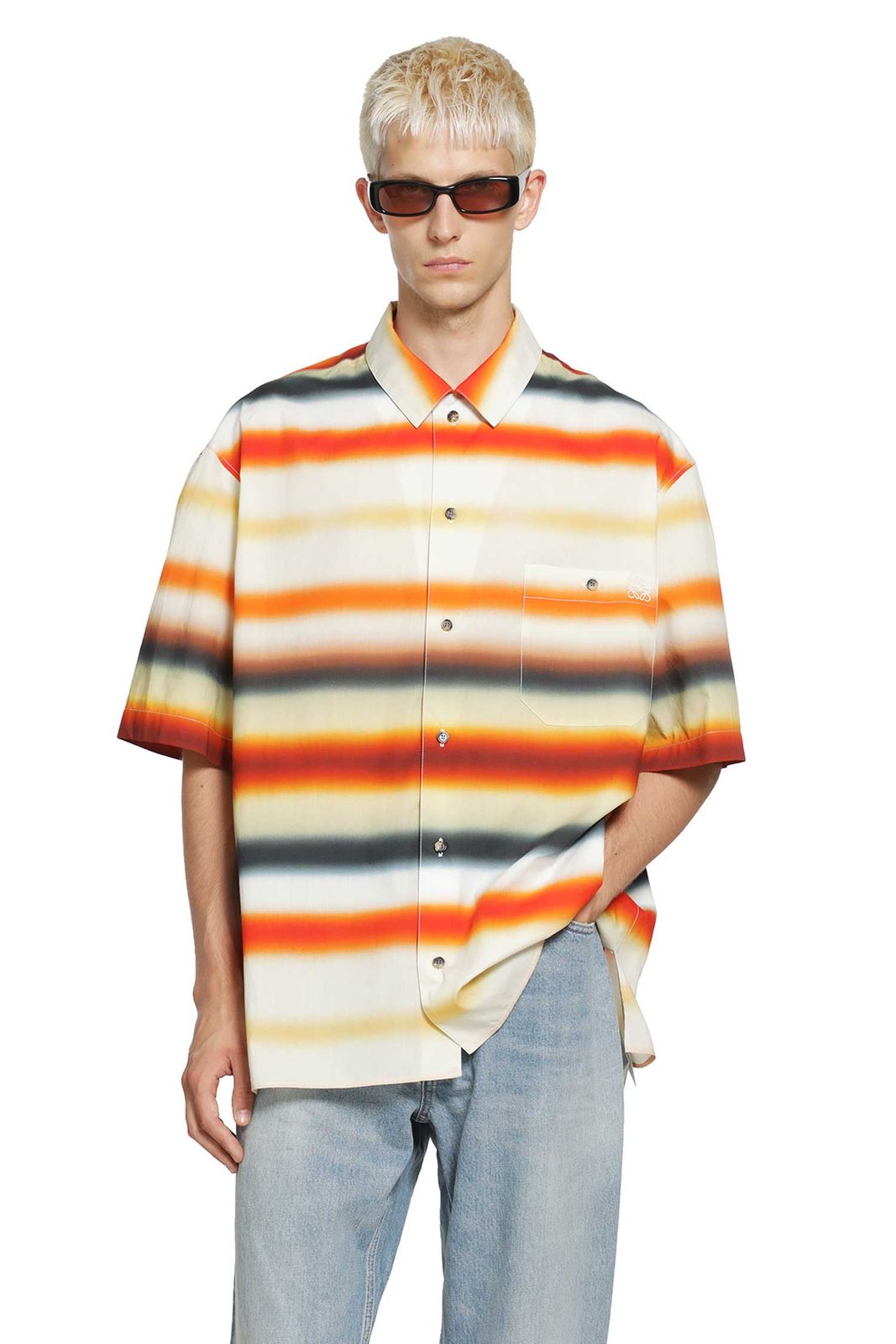 【新品・最安値】Loewe Paula's Ibiza Short sleeve shirt ORANGEMULTICOLOR 正規品 その他