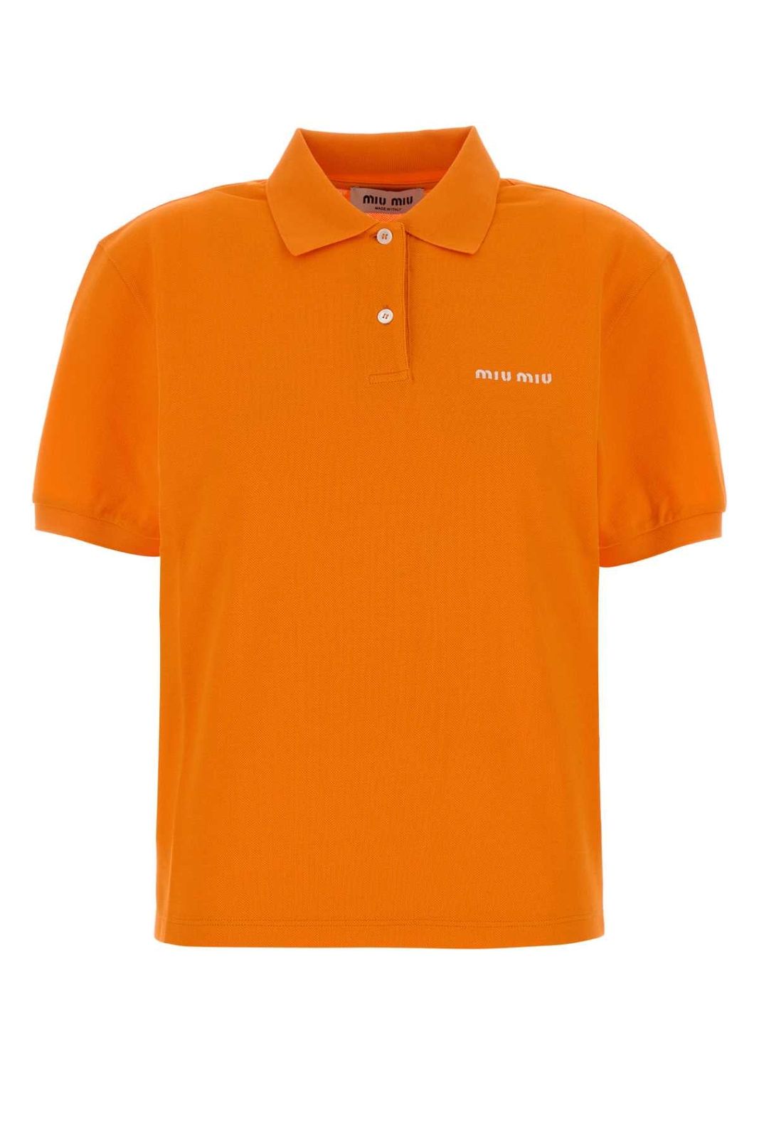【新品・最安値】MIU MIU Miu Jersey ARANCIO 正規品 ノースリーブ 69,520円