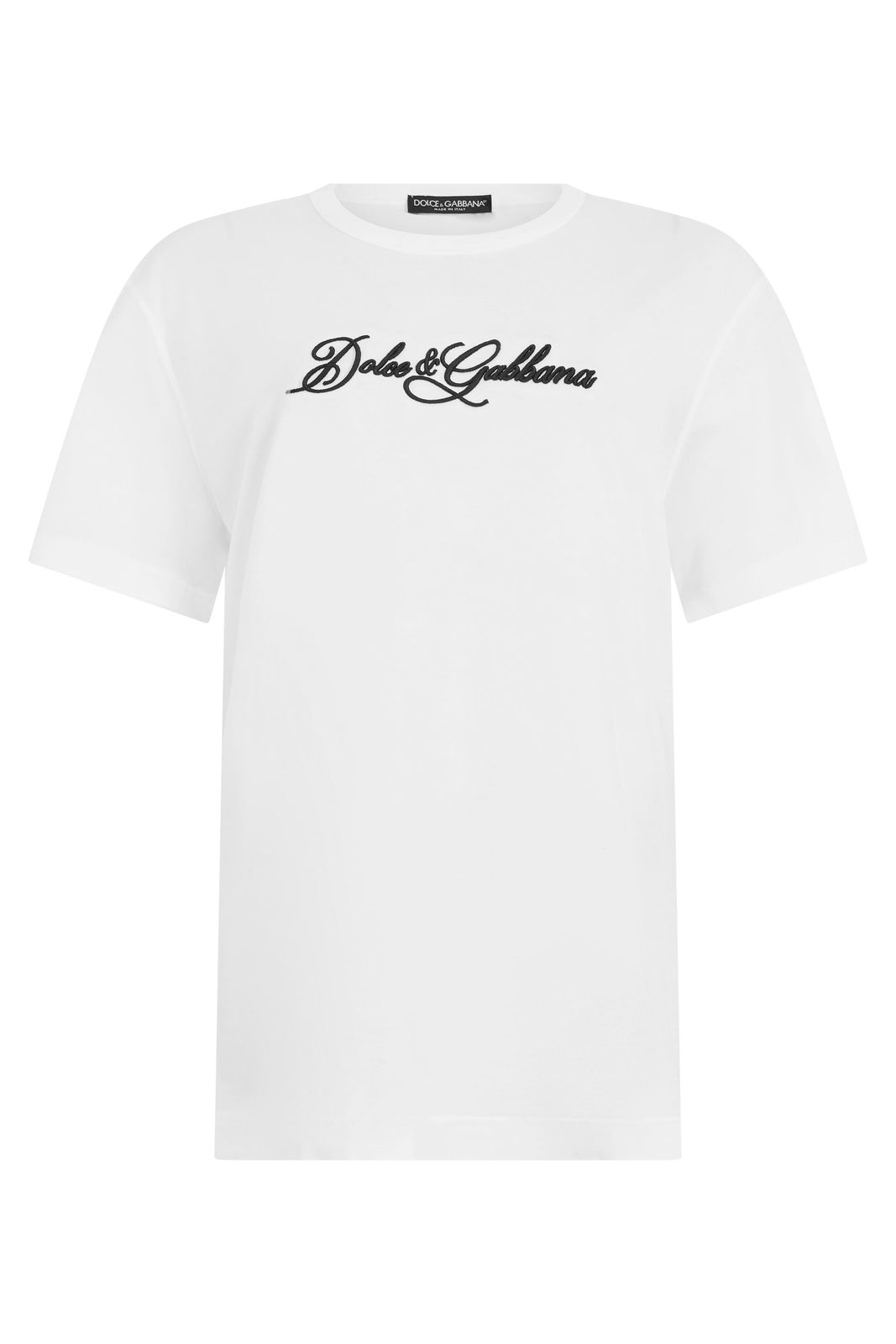 【新品・最安値】Dolce & Gabbana Cotton T-shirt with logo 正規品 Tシャツ