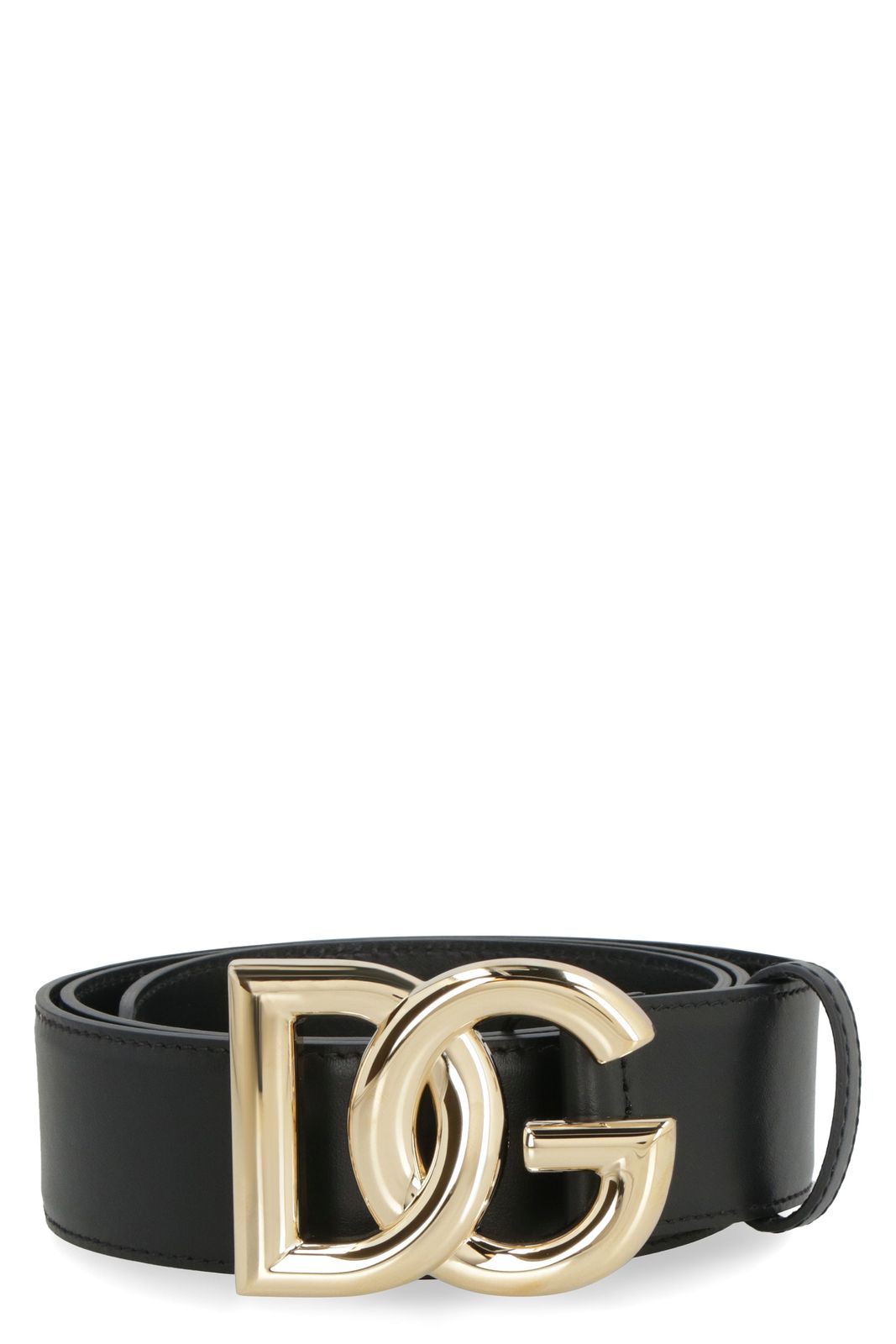 【新品・最安値】Dolce & Gabbana DG buckle leather belt 正規品 ベルト