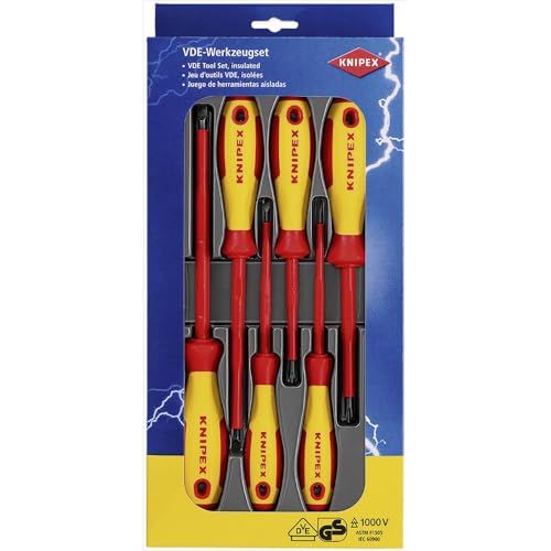KNIPEX クニペックス 6点組 絶縁ドライバーセット 002012V01送料無料 0f871743