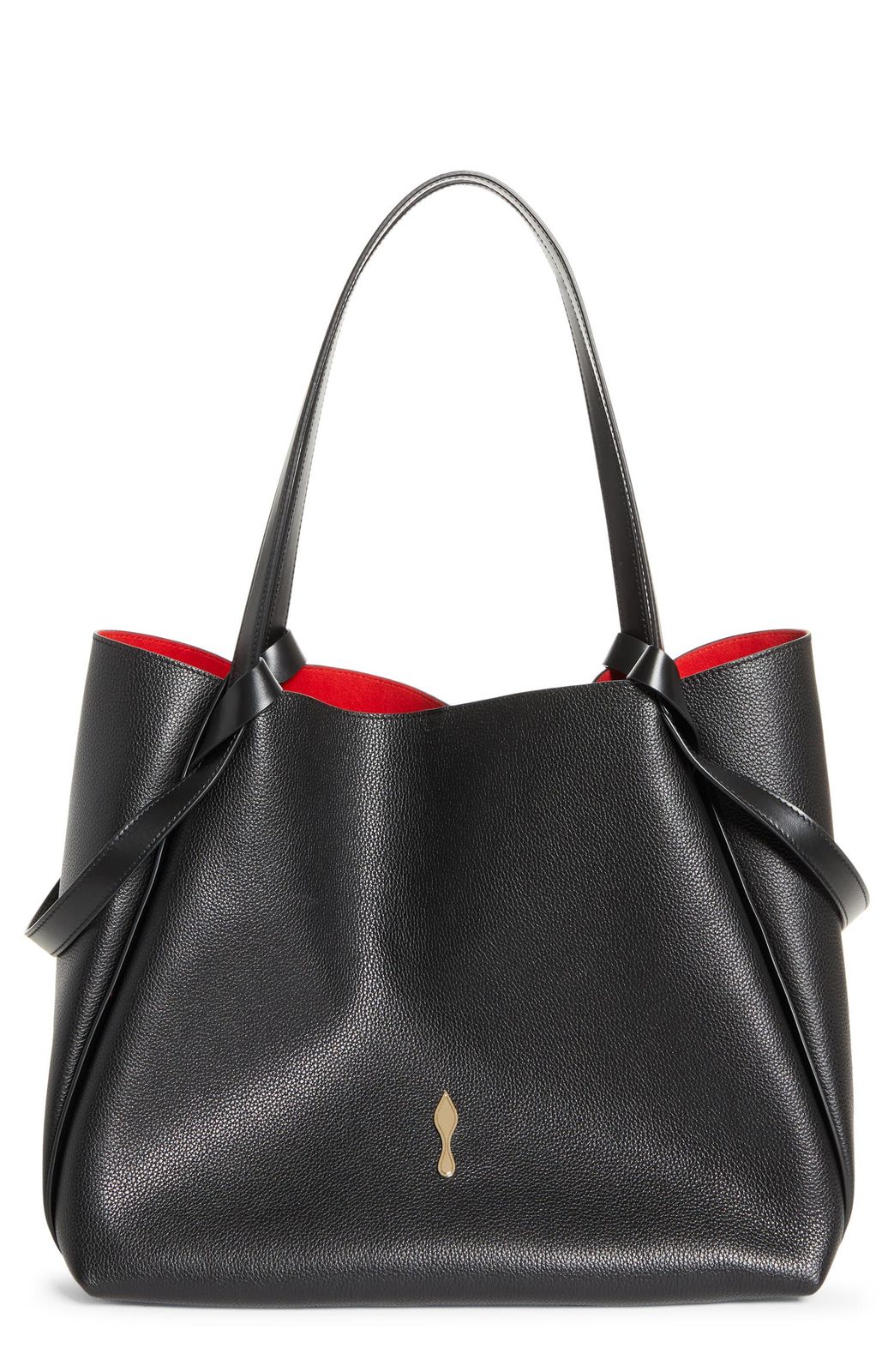 【新品・最安値】Christian Louboutin Bettina tote small calf empire BLACK 正規品 ハンドバッグ 104,280円