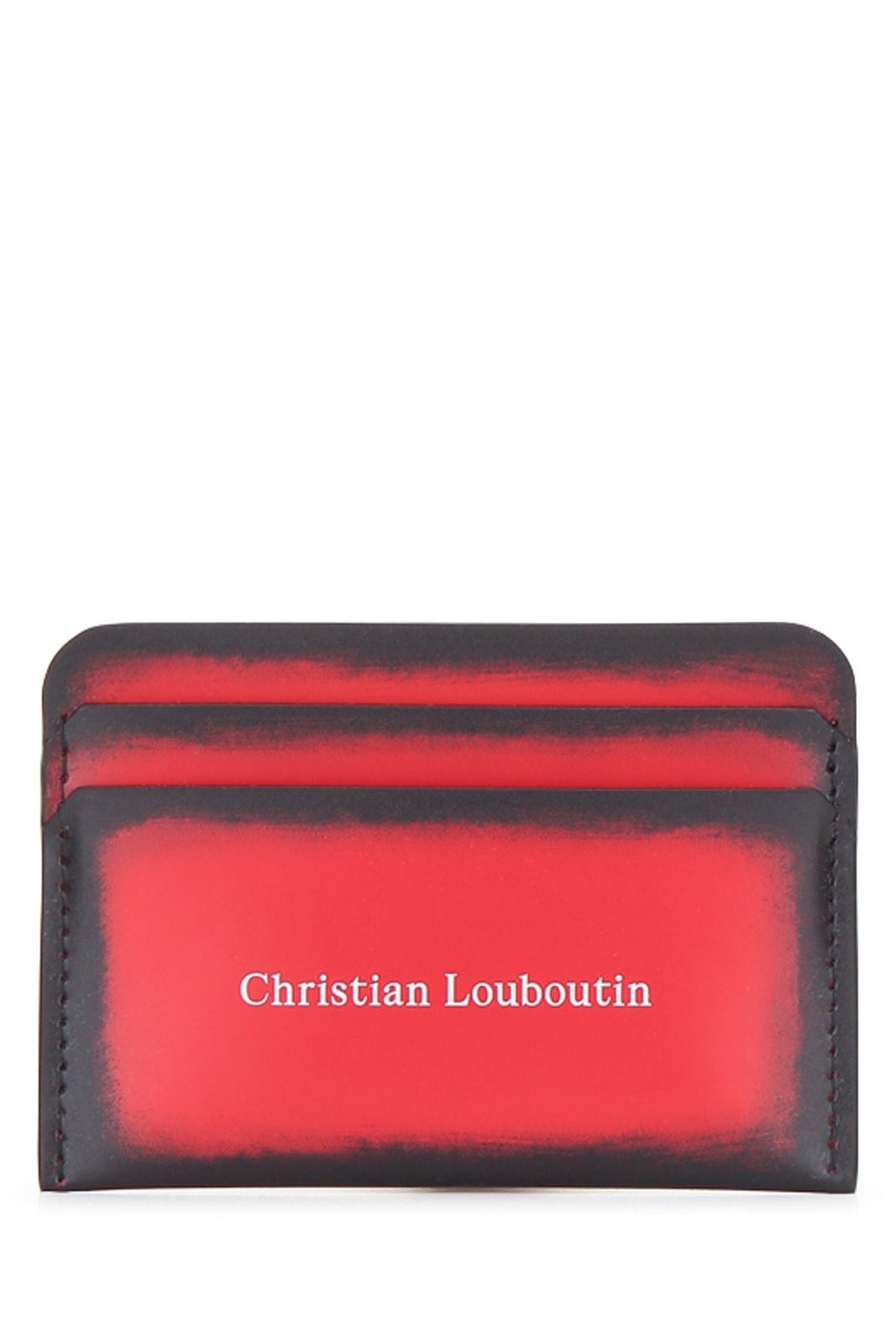 【新品・最安値】Christian Louboutin Canopy card holder calf brush BRUSHLOUBI 正規品 三つ折り財布