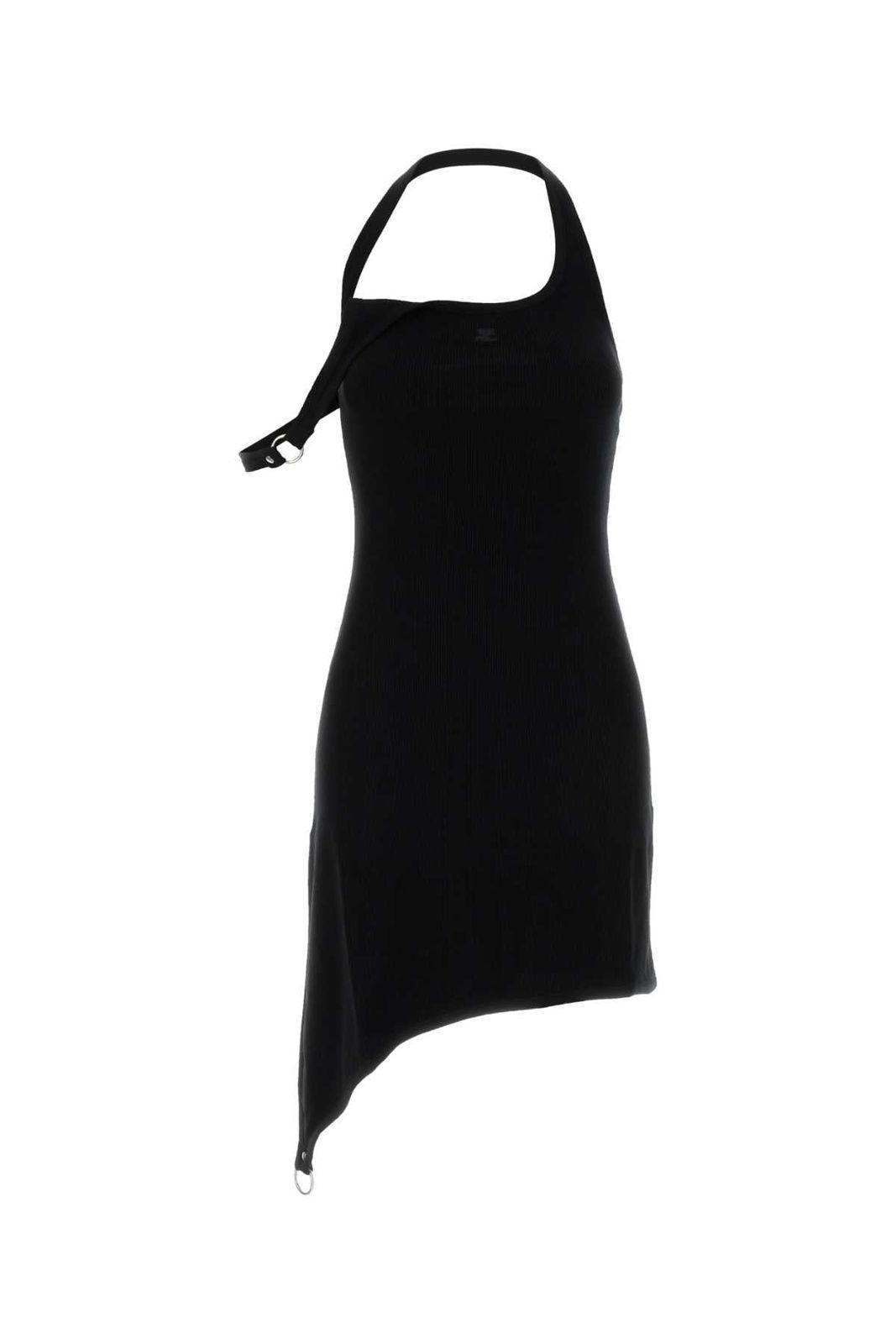 【新品・最安値】Courreges Undressed rib knit dress Black 正規品 その他