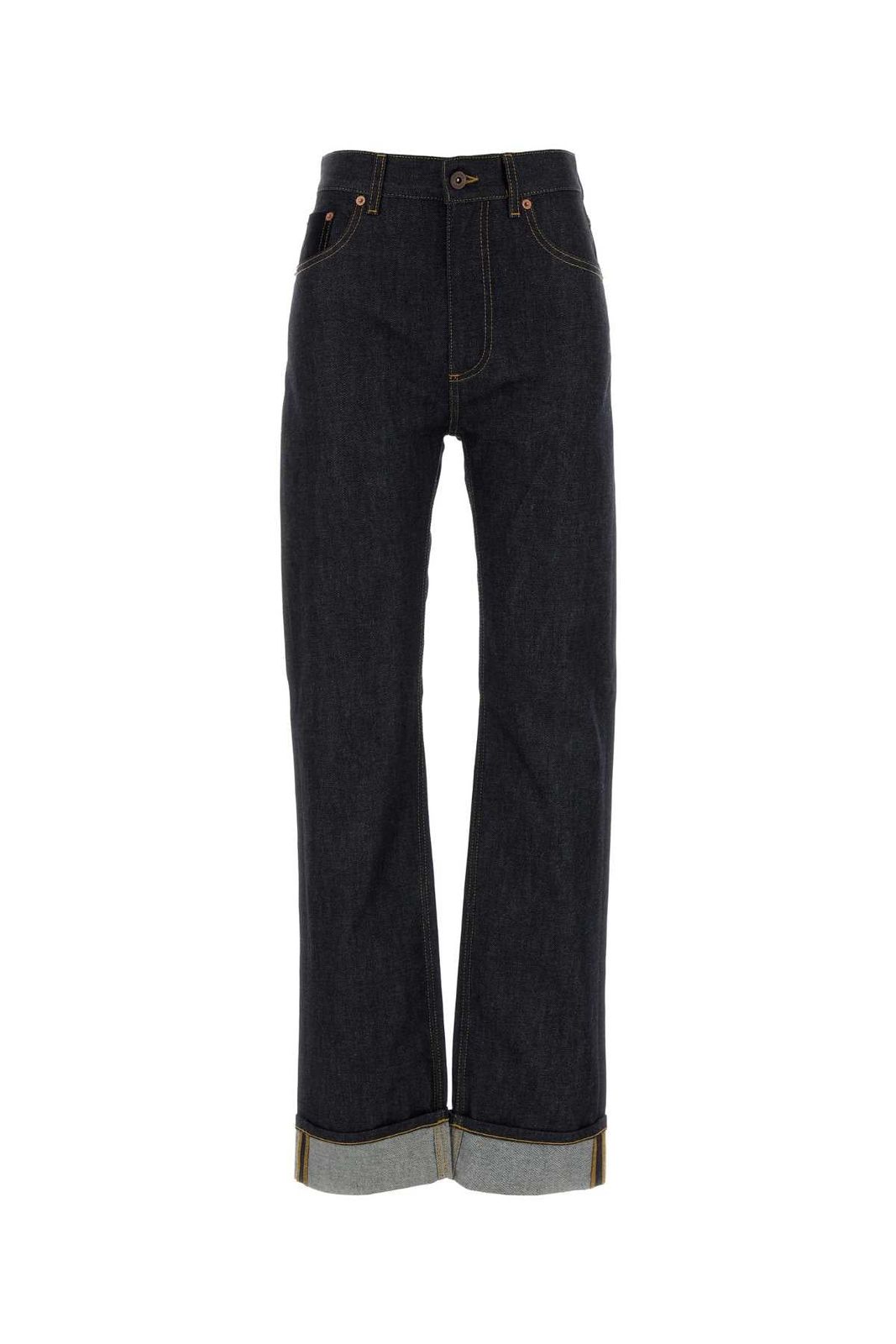 【新品・最安値】Bottega Veneta Raw indigo straight denim INDIGO 正規品 スキニーデニム 65,615円