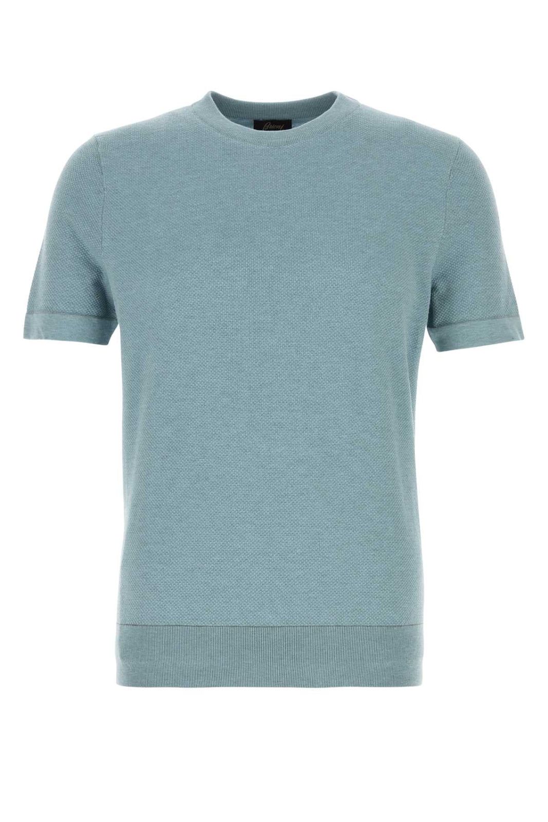 【新品・最安値】Brioni T-shirt sea island cotton 18gg LIGHTBLUE 正規品 Tシャツ