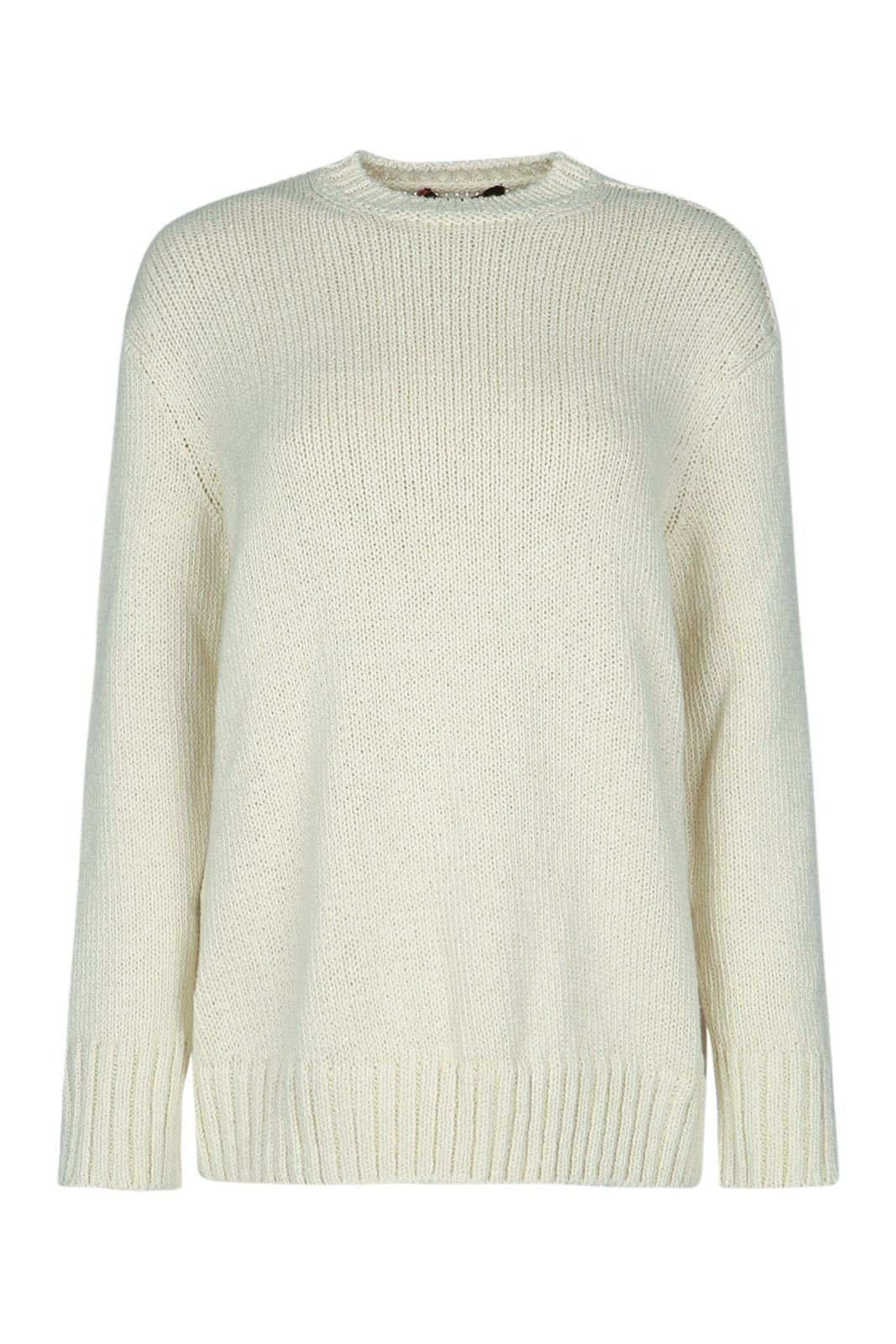 【新品・最安値】Loro Piana Mansar crewneck sweater cotton gg 3 ICING SUGAR 正規品 その他