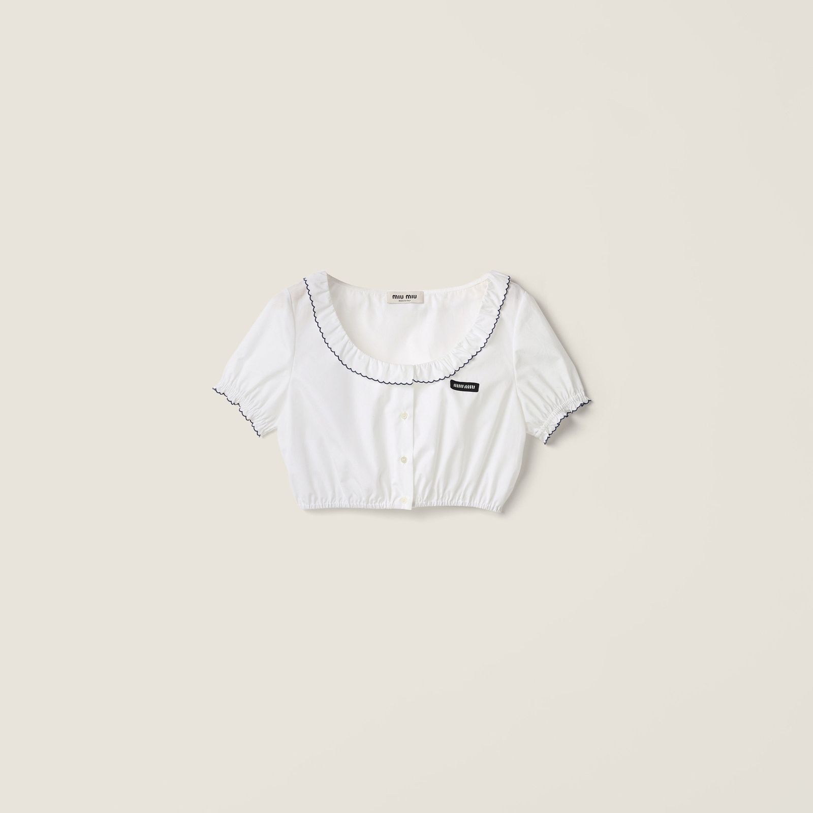 【新品・最安値】MIU MIU Miu Top BIANCOBLU 正規品 その他