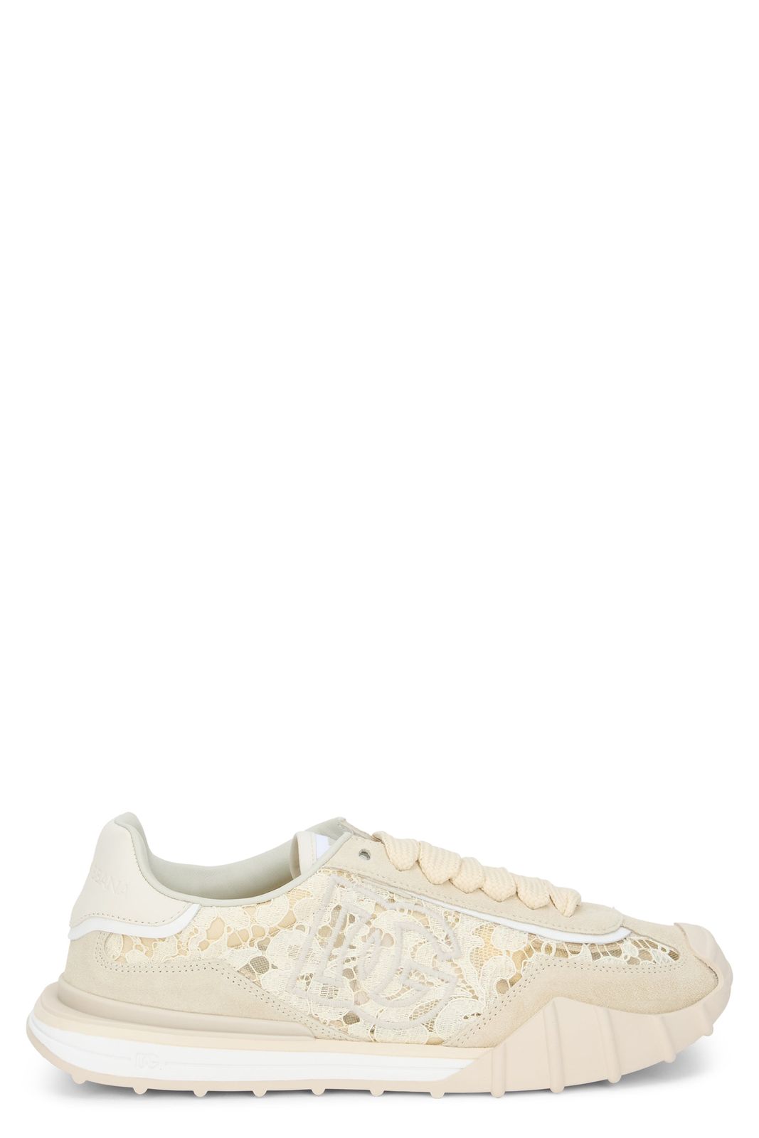 【新品・最安値】Dolce & Gabbana Low-top sneakers with lace inserts 正規品 スニーカー
