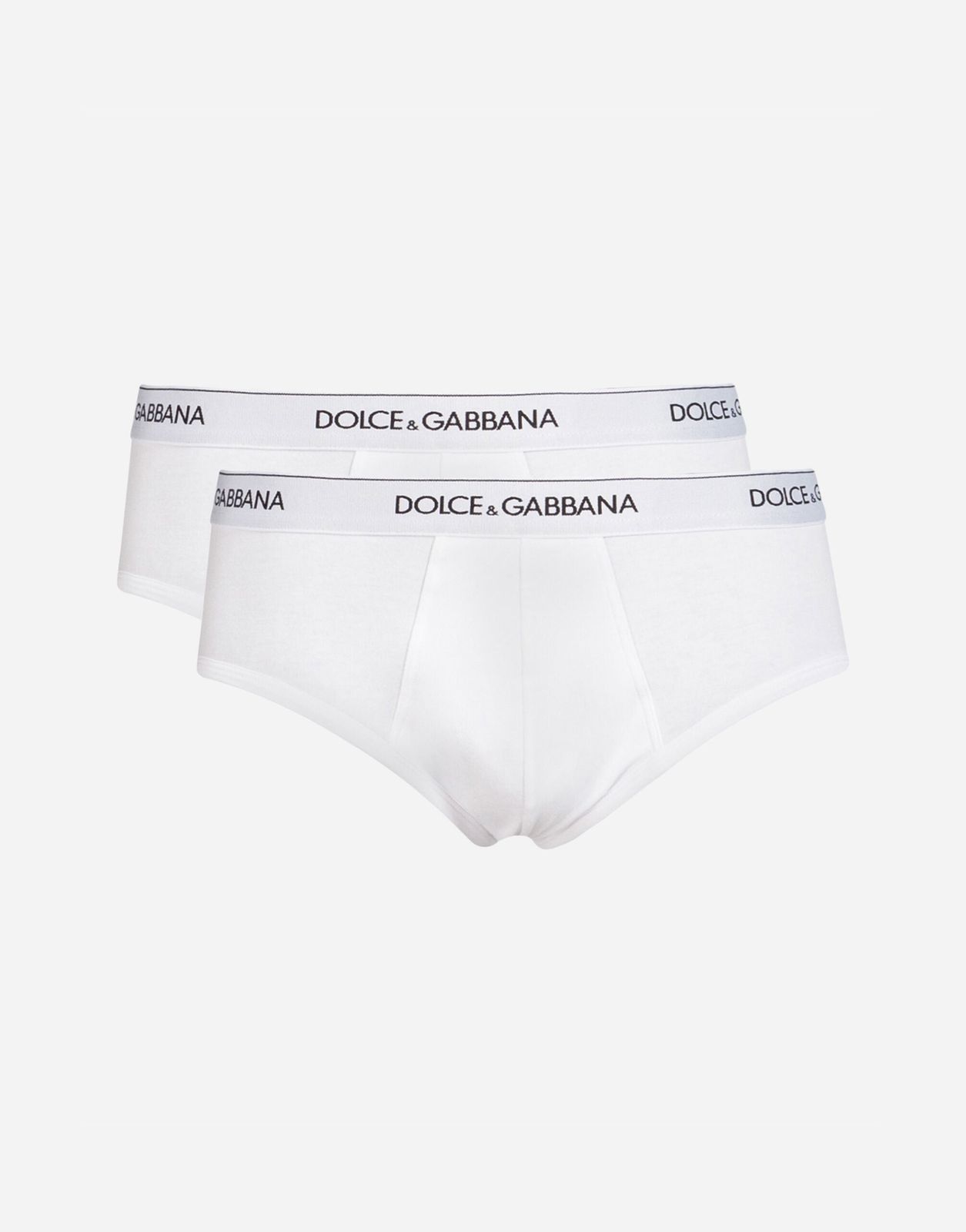 【新品・最安値】Dolce & Gabbana Set of two cotton briefs with logoed elastic band 正規品 その他