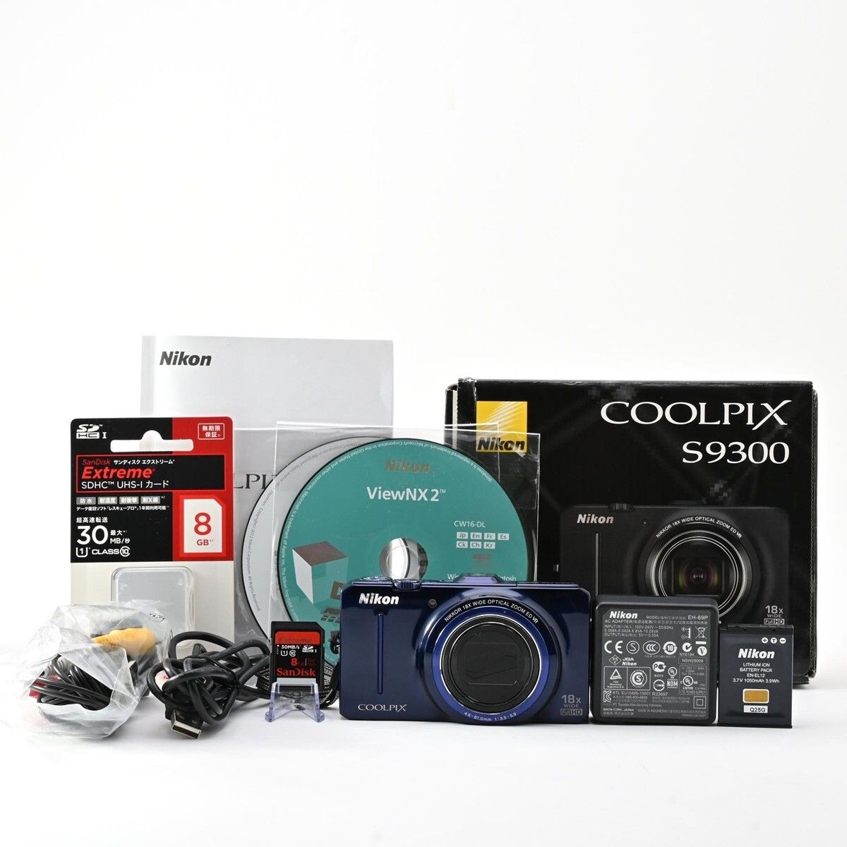 1517＜良品＞ Nikon デジタルカメラ COOLPIX (クールピクス) S9300 ネイビーブルー S9300BL 17,005円
