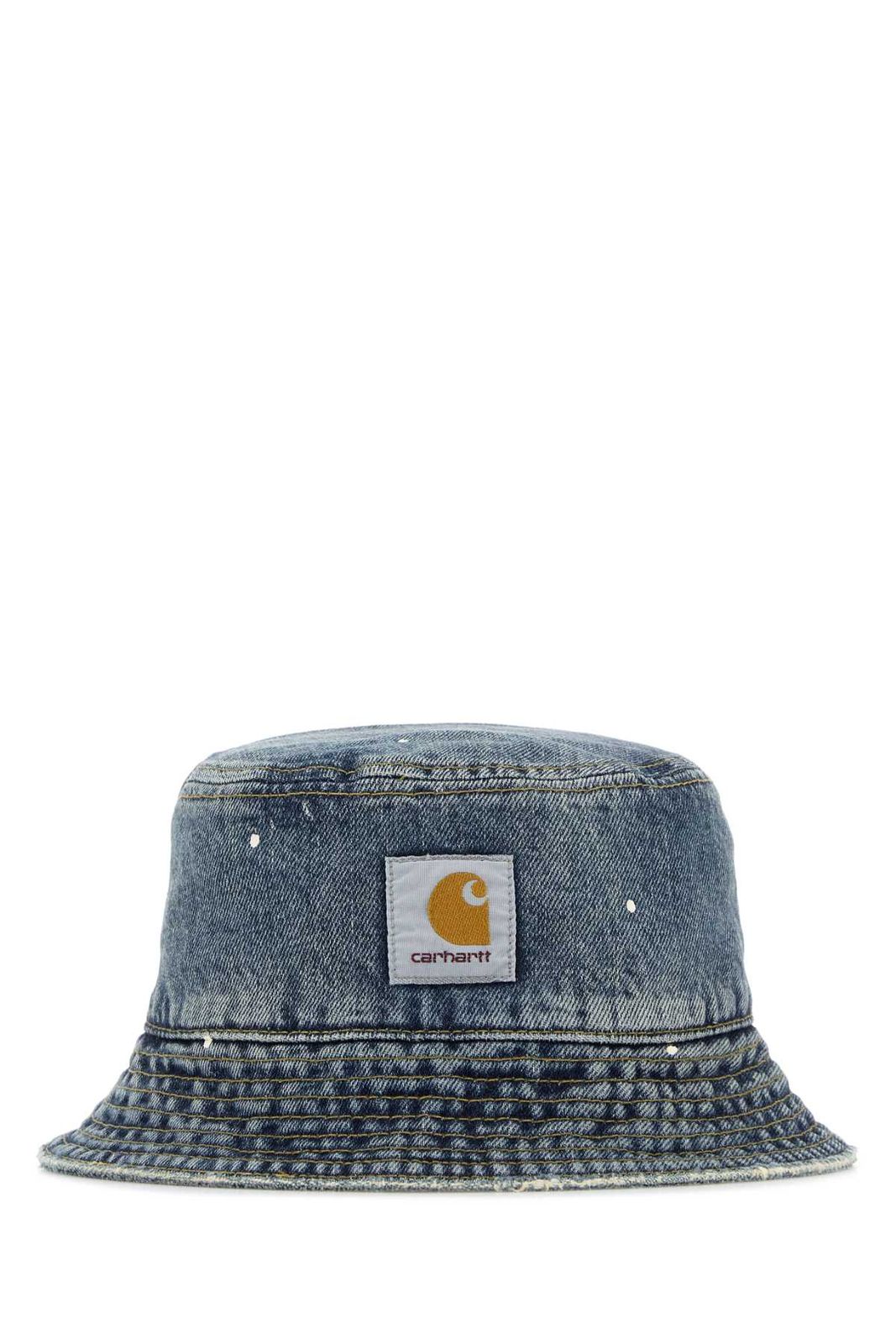 【新品・最安値】Carhartt Wip Belmar bucket hat 'smith' denim BLUEDESTROYWASHSPLATTER 正規品 その他