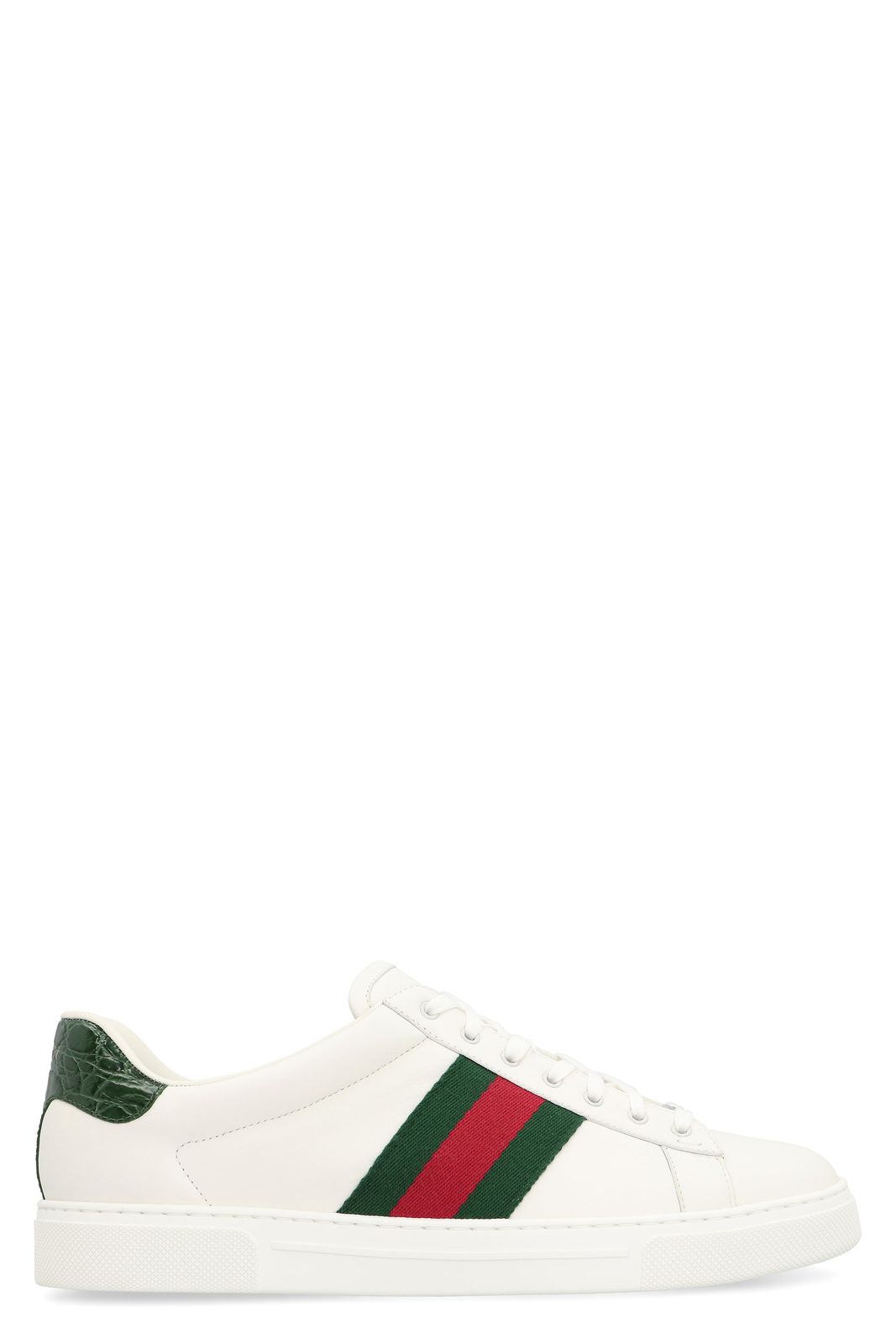 【新品・最安値】Gucci Ace leather low-top sneakers 正規品 スニーカー