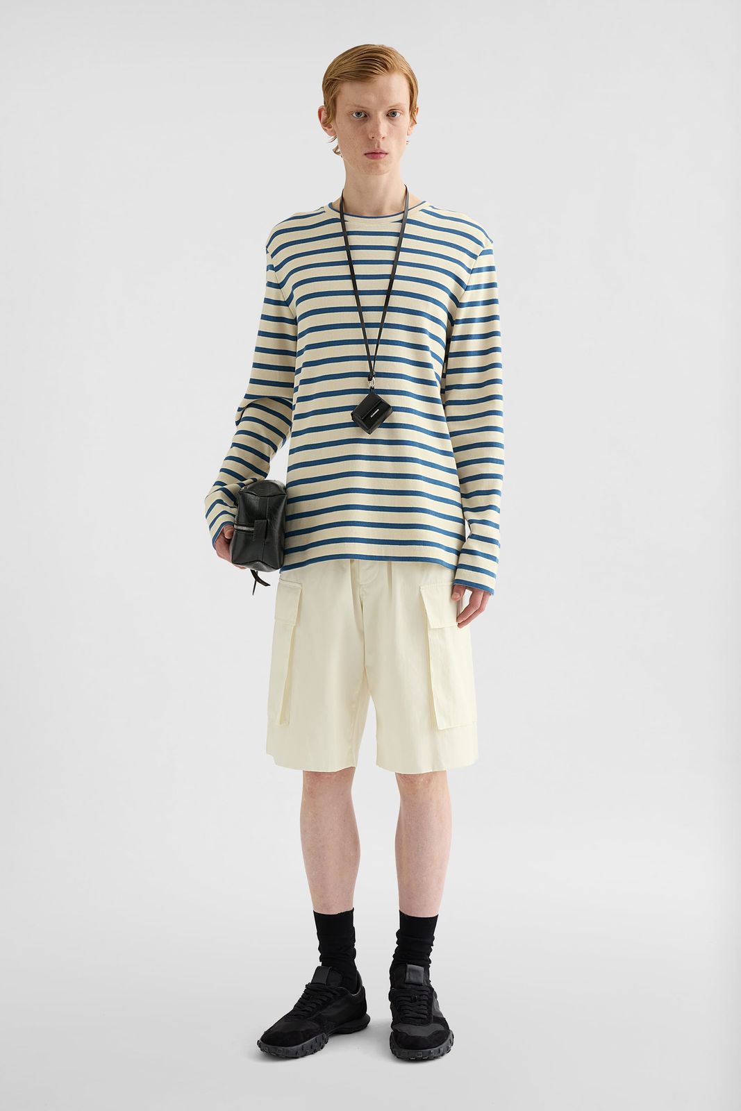 【新品・最安値】Jil Sander T-shirt ls CORNSILK 正規品 Tシャツ