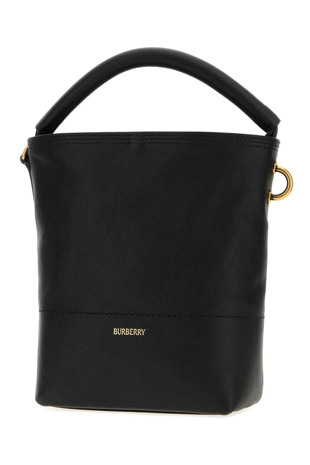 【新品・最安値】Burberry A:ll mn b clip bucket lgl:160025:a1189 BLACK 正規品 ハンドバッグ