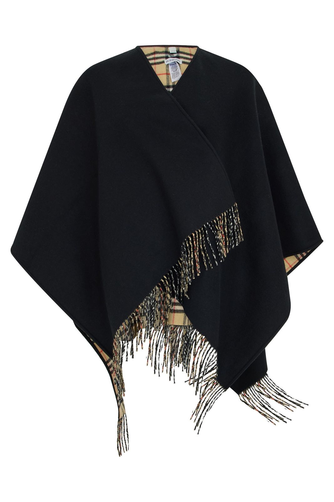 【新品・最安値】Burberry A:st lw sld to 500d cape:174346:c1900 BLACKSAND 正規品 ダッフルコート