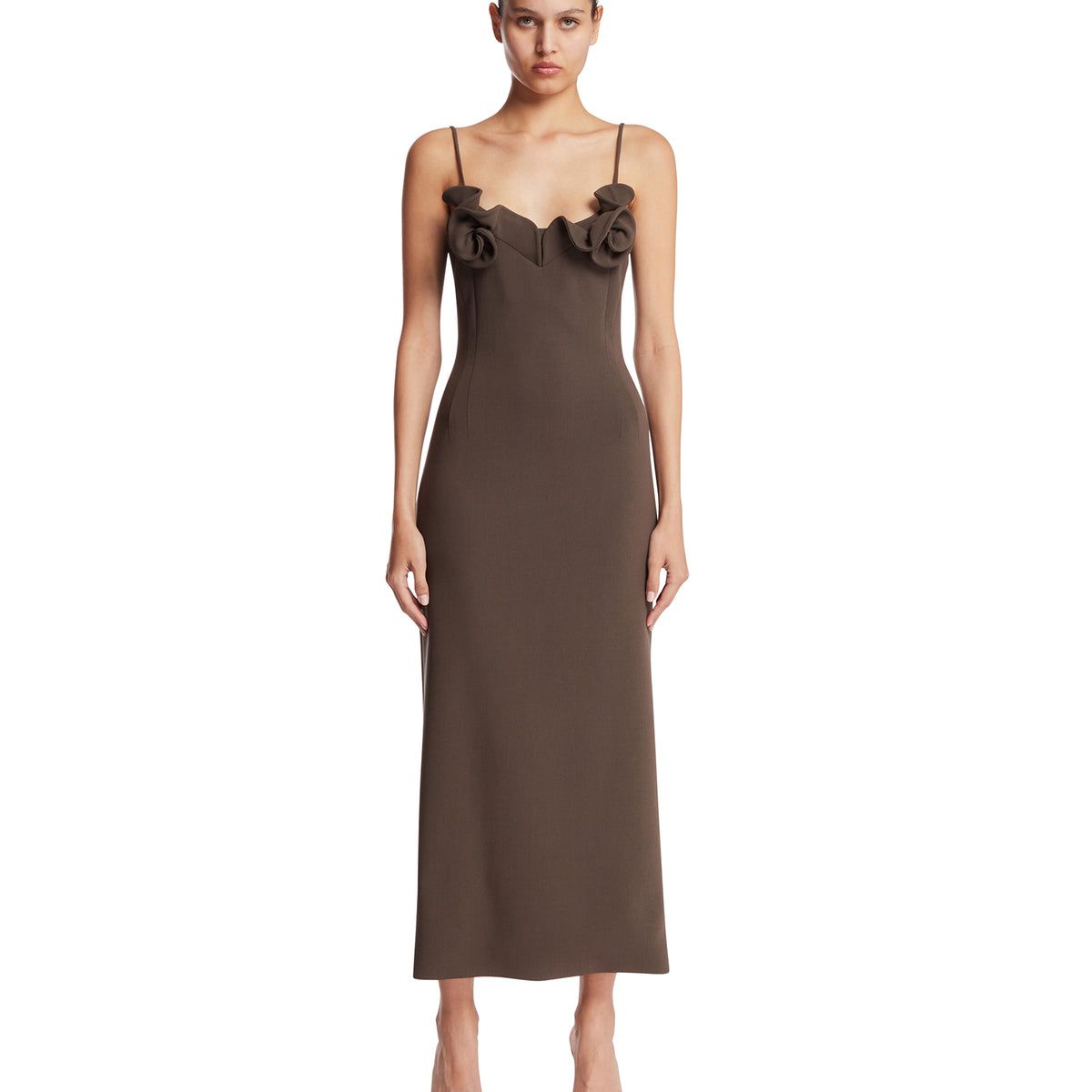 【新品・最安値】Magda Butrym Pf26 dress 41 brown BROWN 正規品 その他