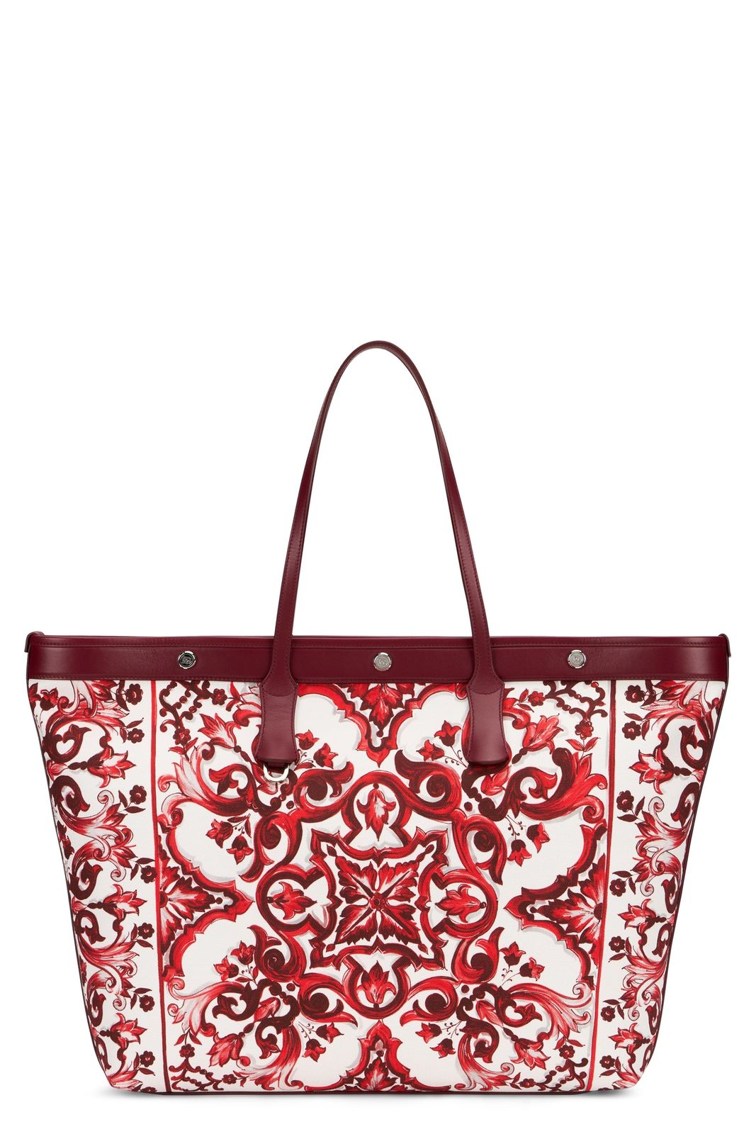 【新品・最安値】Dolce & Gabbana Tote bag with majolica print 正規品 ハンドバッグ