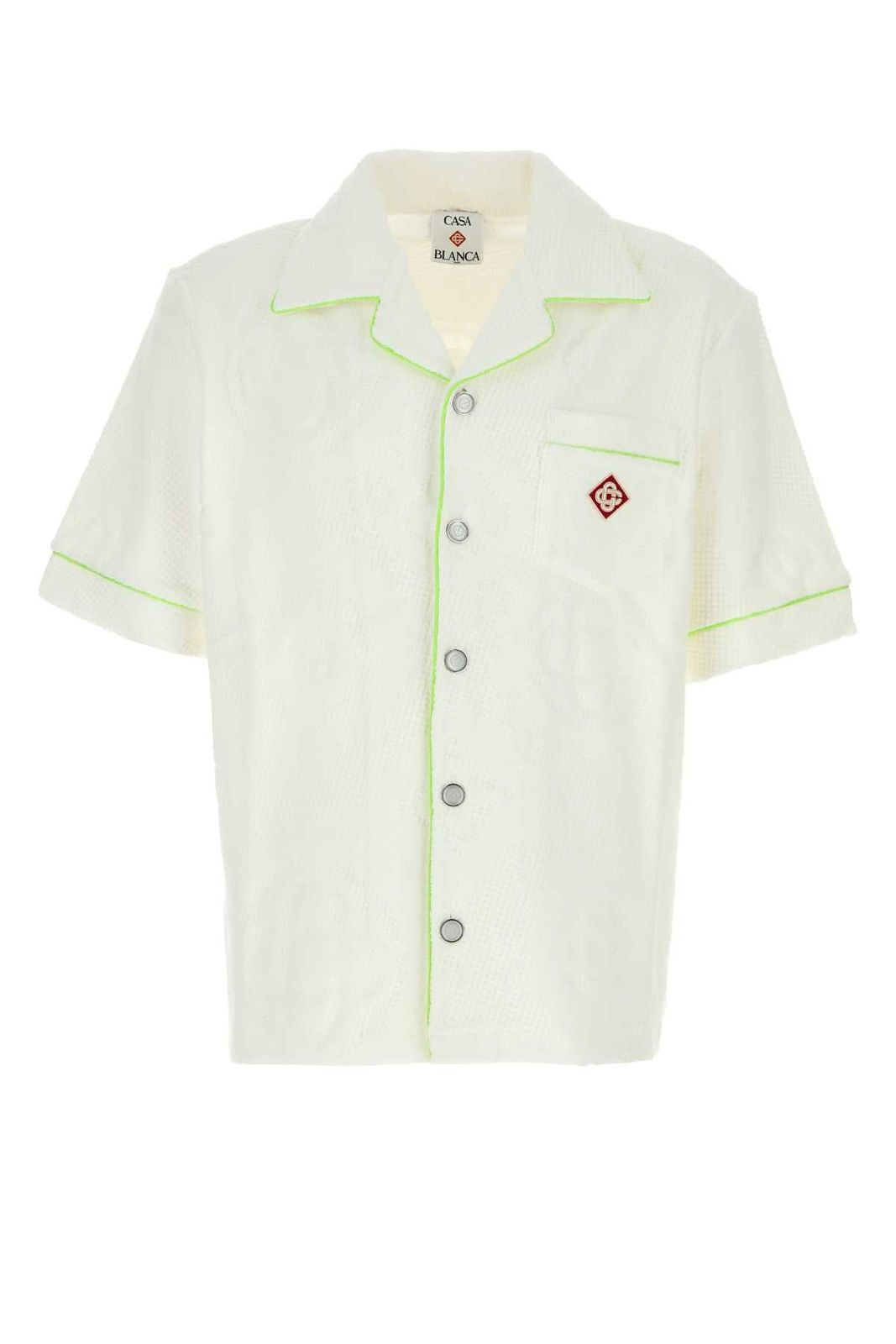 【新品・最安値】Casablanca Towelling monogram shirt WHITE 正規品 その他