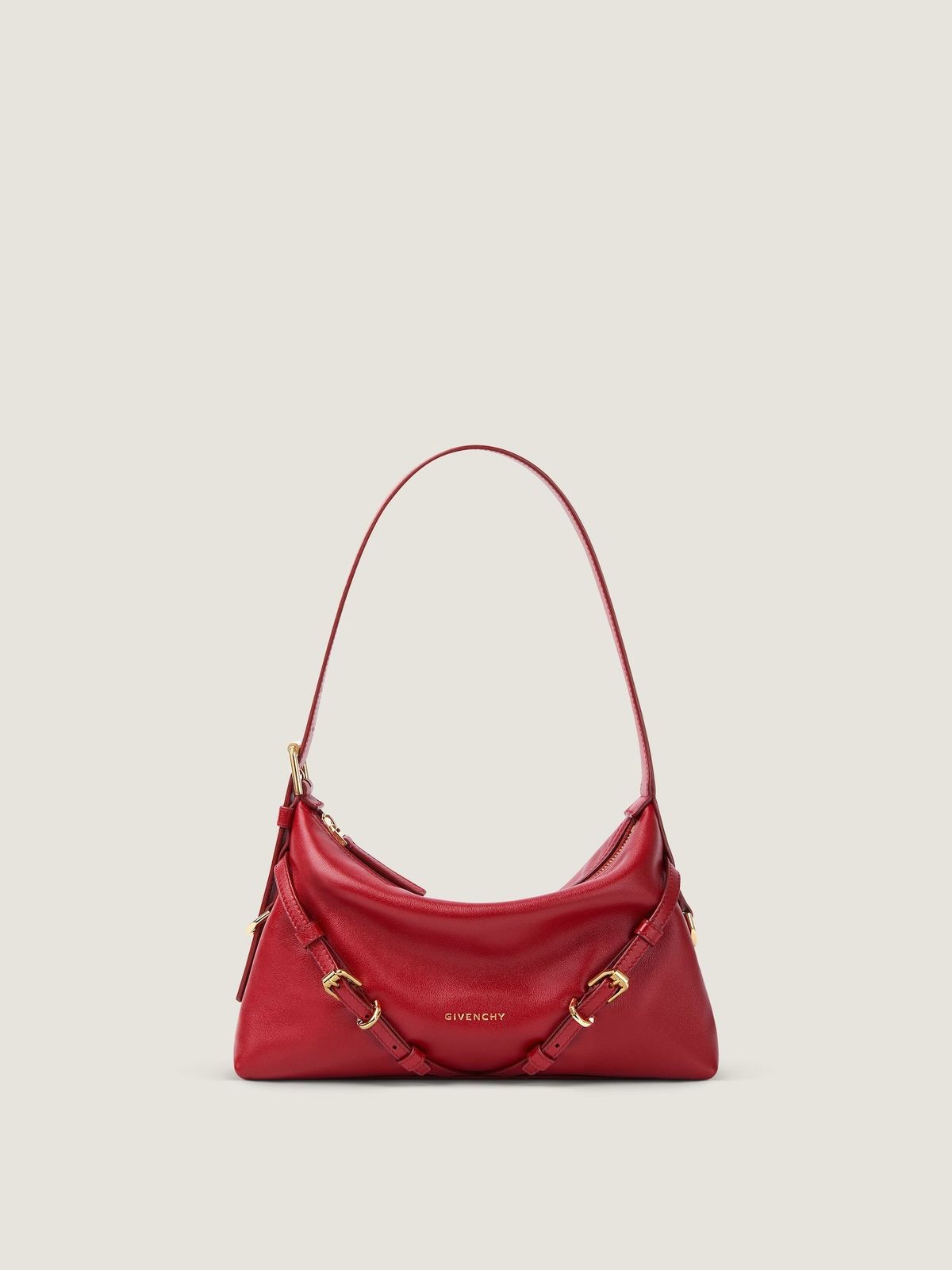 【新品・最安値】Givenchy Voyou - mini shoulder bag DARKRED 正規品 ハンドバッグ 120,700円
