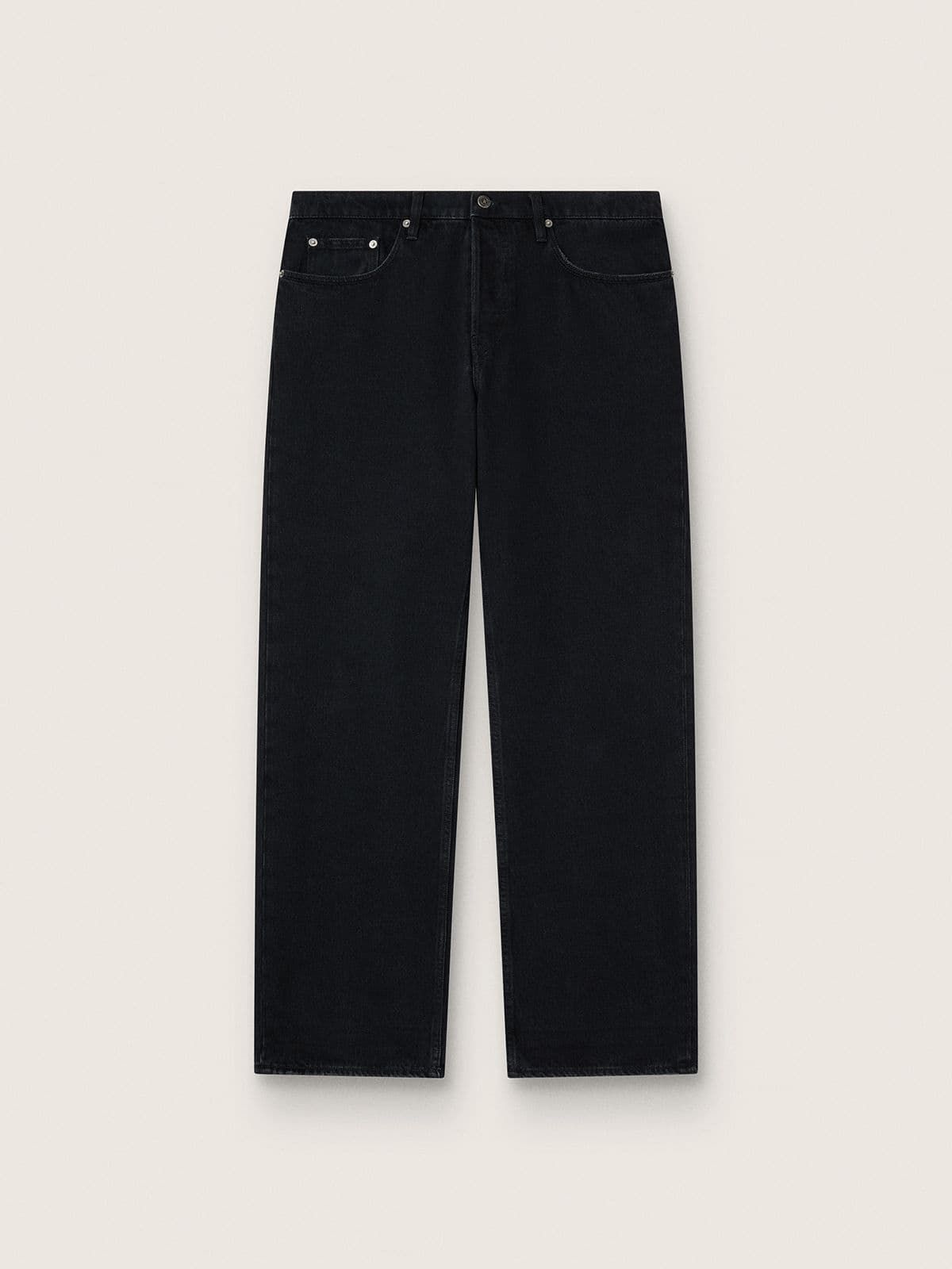 【新品・最安値】Golden Goose Deluxe Brand Golden m's pant skate loose black one BLACK 正規品 スキニーデニム