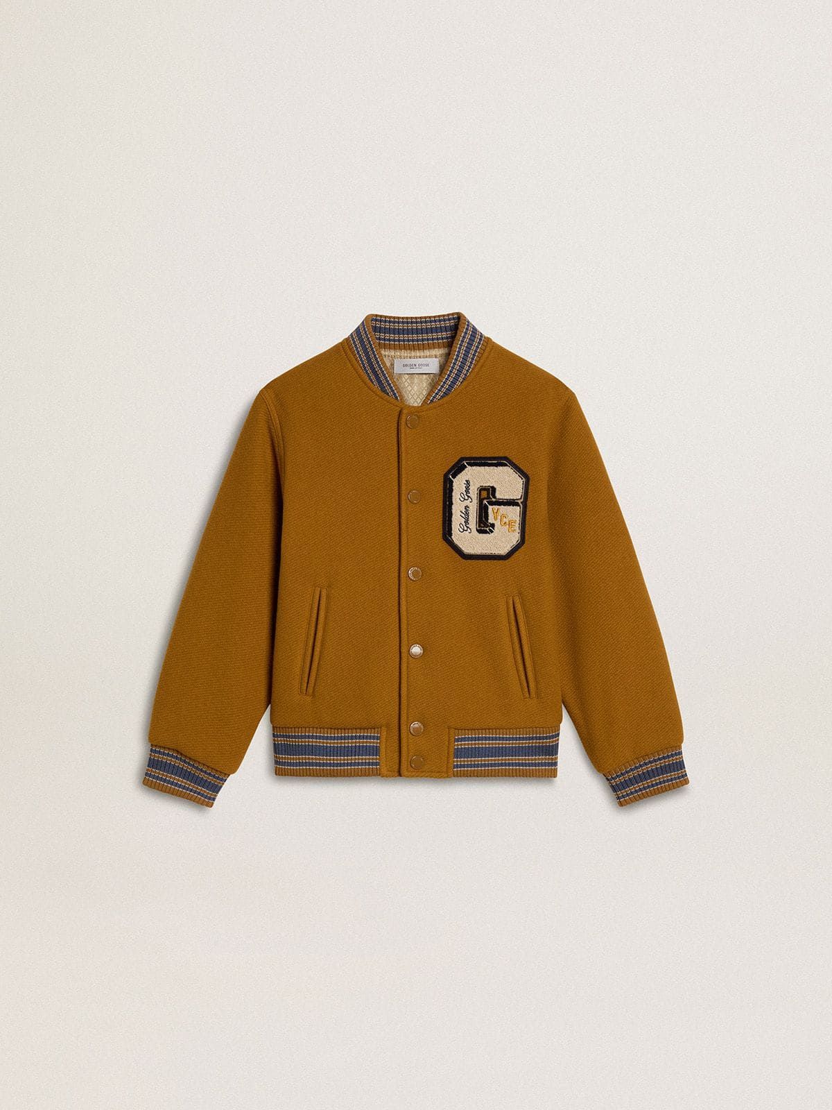 【新品・最安値】Golden Goose Kids Journey unisex bomber blw GOLDENBROWN 正規品 ダウンジャケット