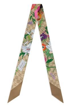 【新品・最安値】Gucci Printed silk ribbon 正規品 その他 19,320円