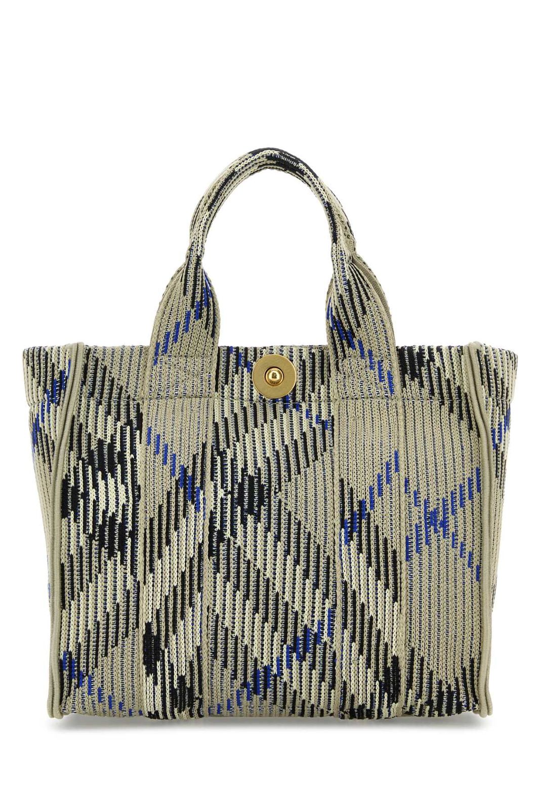【新品・最安値】Burberry Ll mn knit tote ch4 LICHEN 正規品 ハンドバッグ