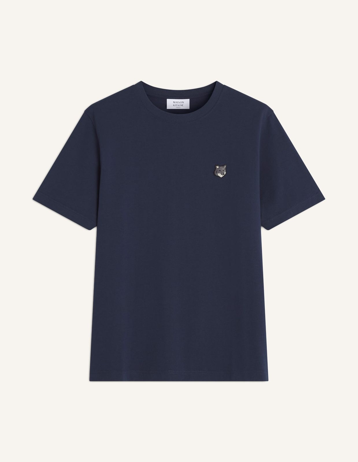 【新品・最安値】Maison Kitsune Fox head comfort tee-shirt CLASSICNAVY 正規品 Tシャツ