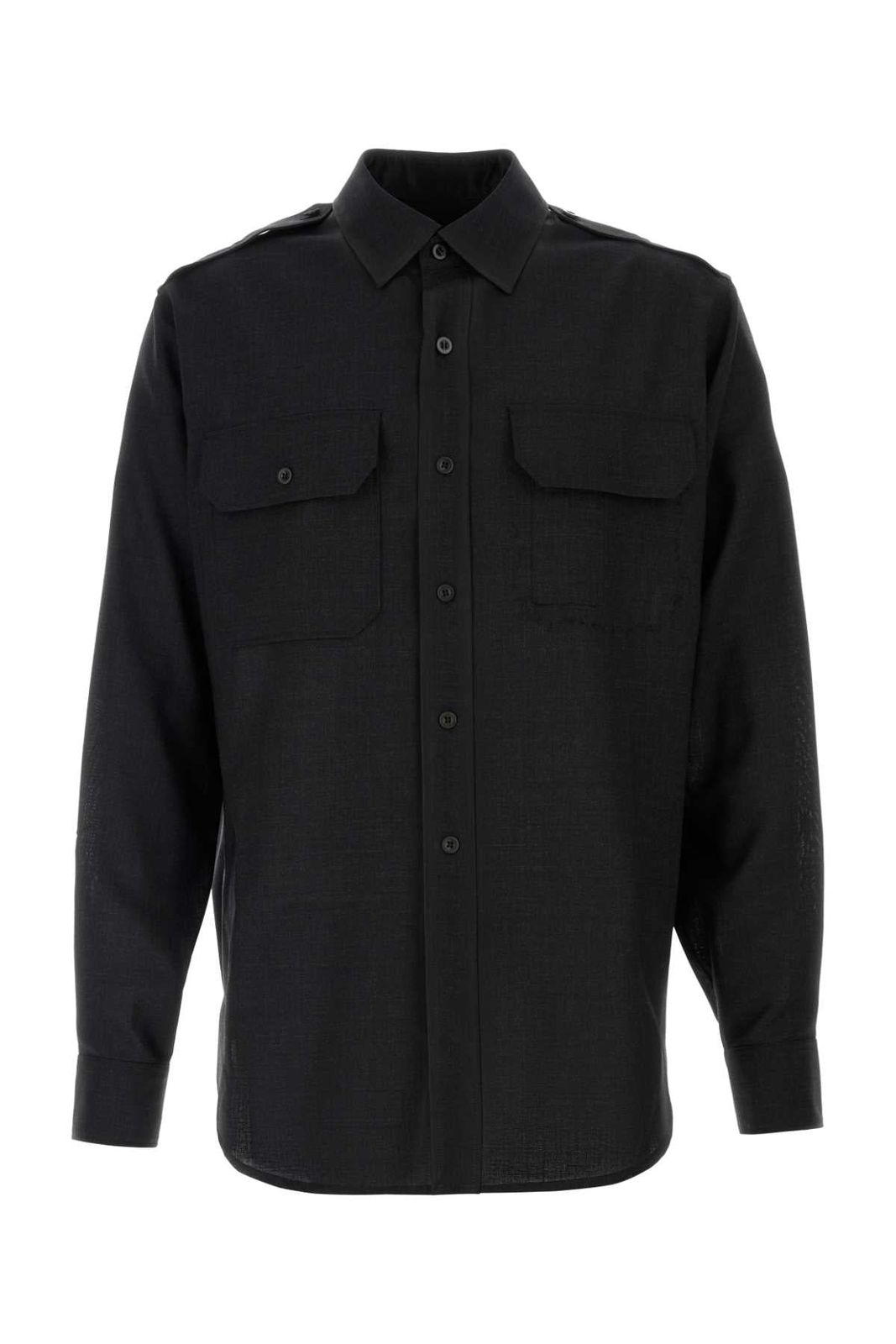 【新品・最安値】Maison Margiela Long-sleeved shirt CHARCOAL 正規品 その他 78,650円