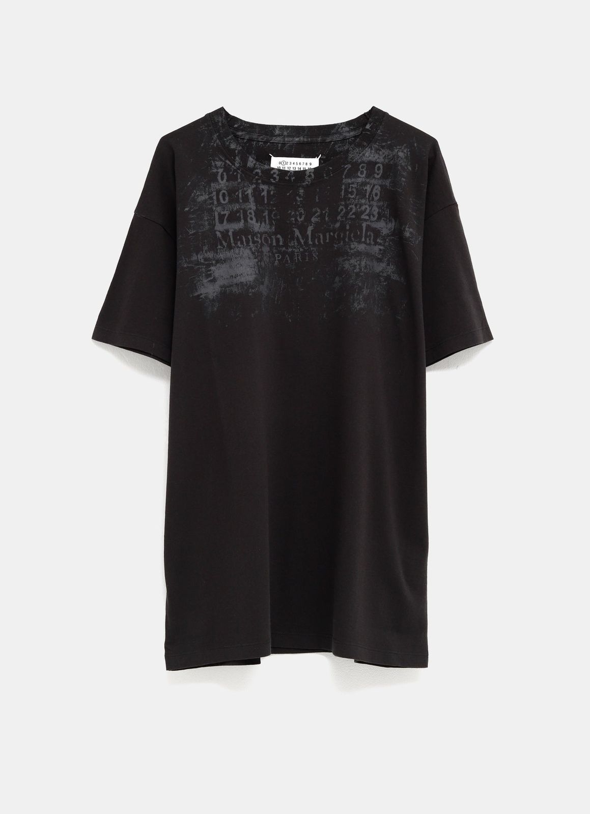 【新品・最安値】Maison Margiela Numbers regular t-shirt CARBON 正規品 Tシャツ