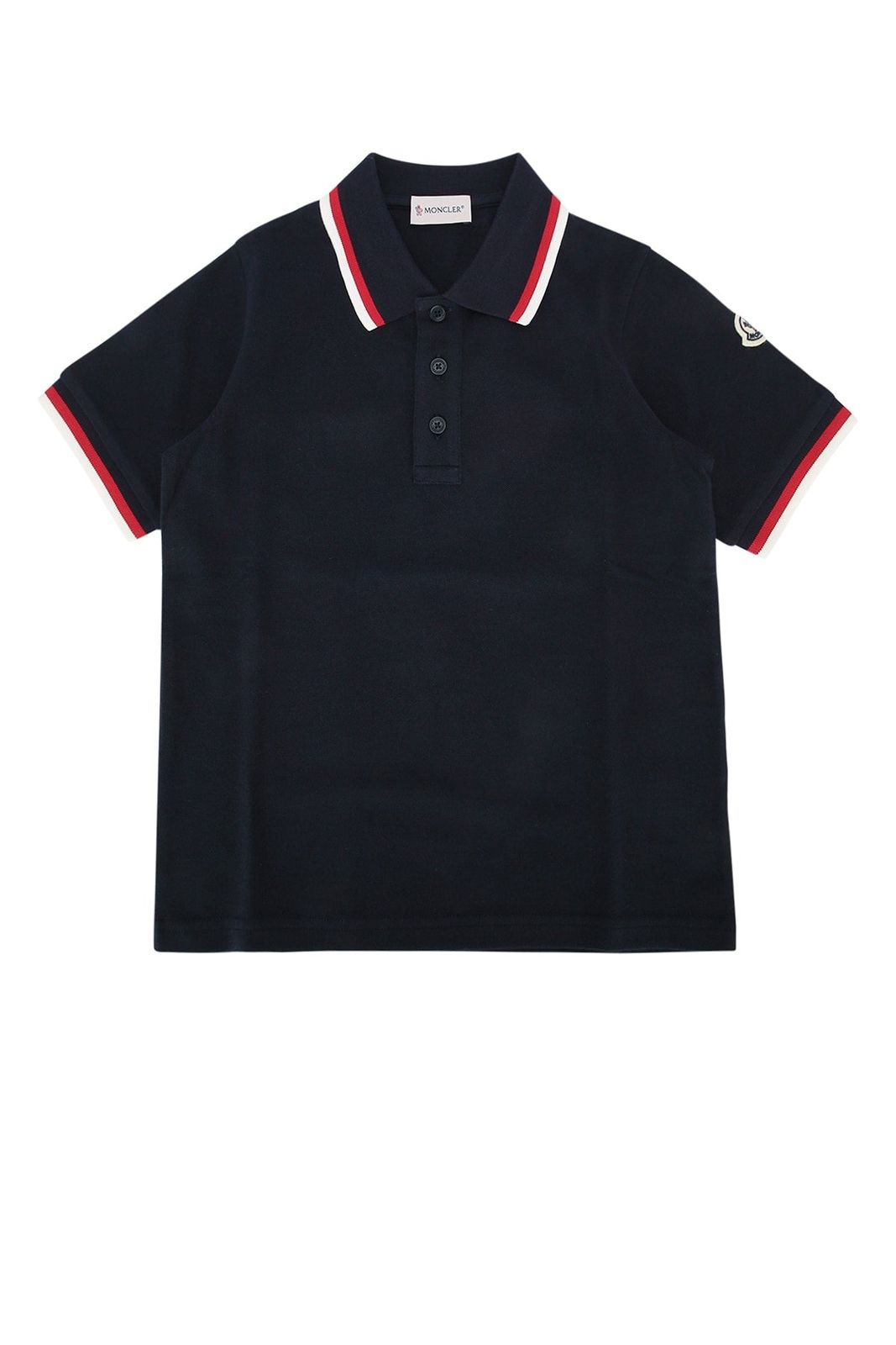 【新品・最安値】Moncler Jr Ss polo BLUENAVY 正規品 ノースリーブ