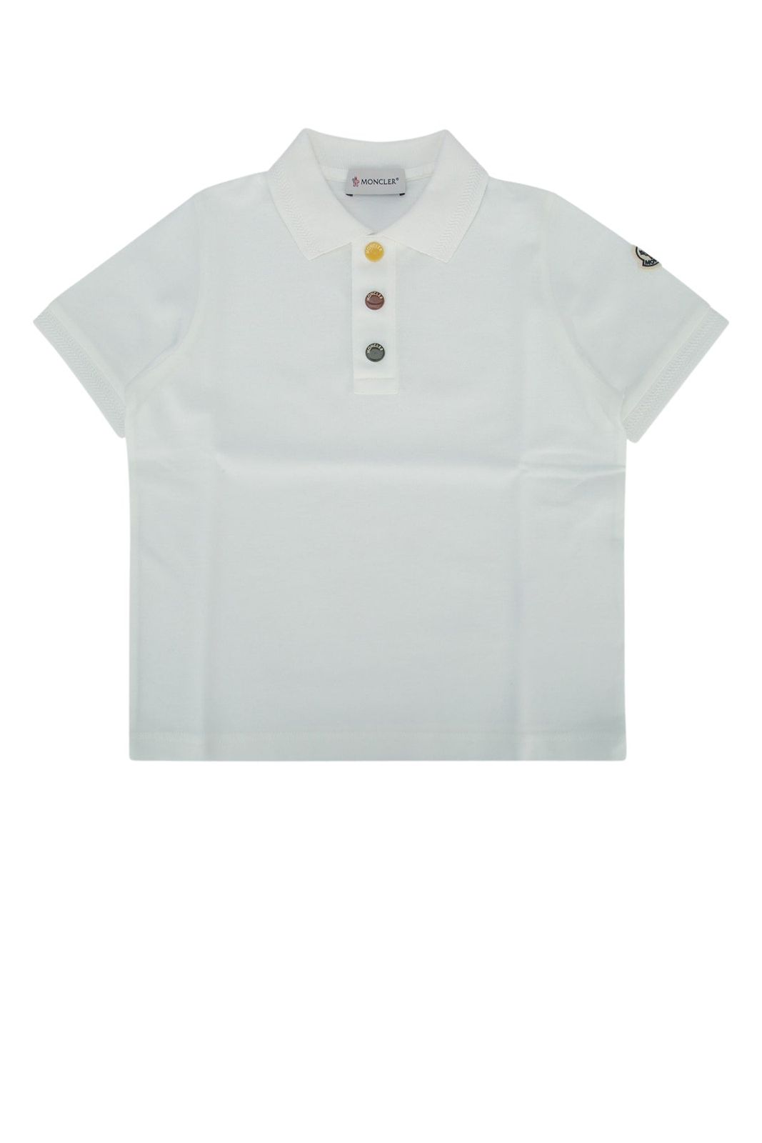 【新品・最安値】Moncler Jr Ss polo CREAM 正規品 ノースリーブ