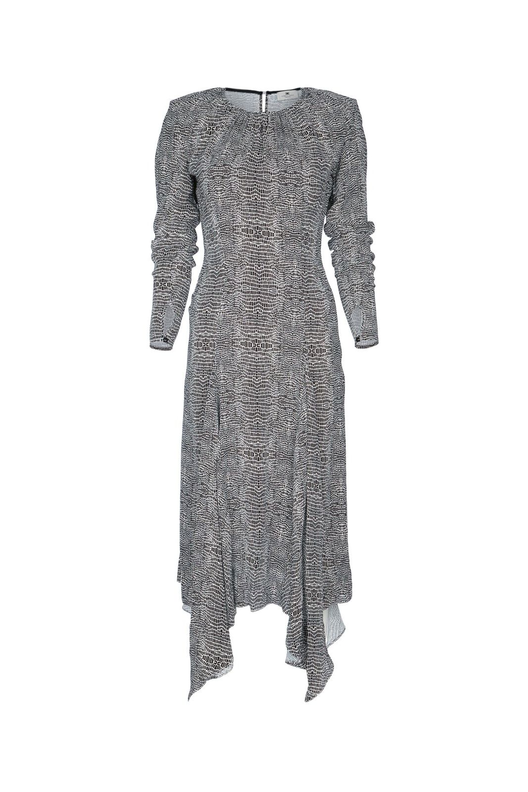 【新品・最安値】Elisabetta Franchi Abito stampa pitone NERO 正規品 その他