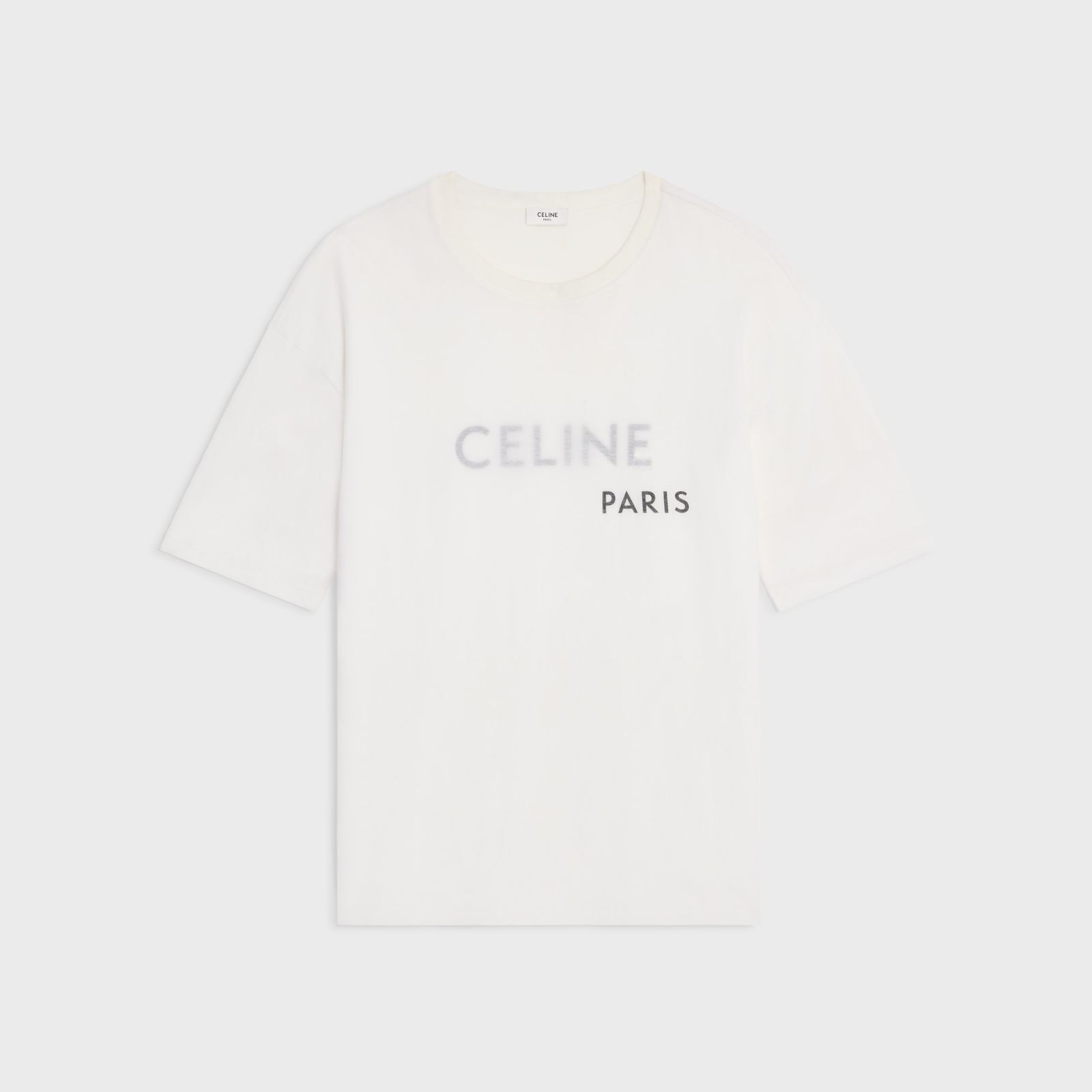 【新品・最安値】Celine Double layers t-shirt OFFWHITEBLACK 正規品 Tシャツ