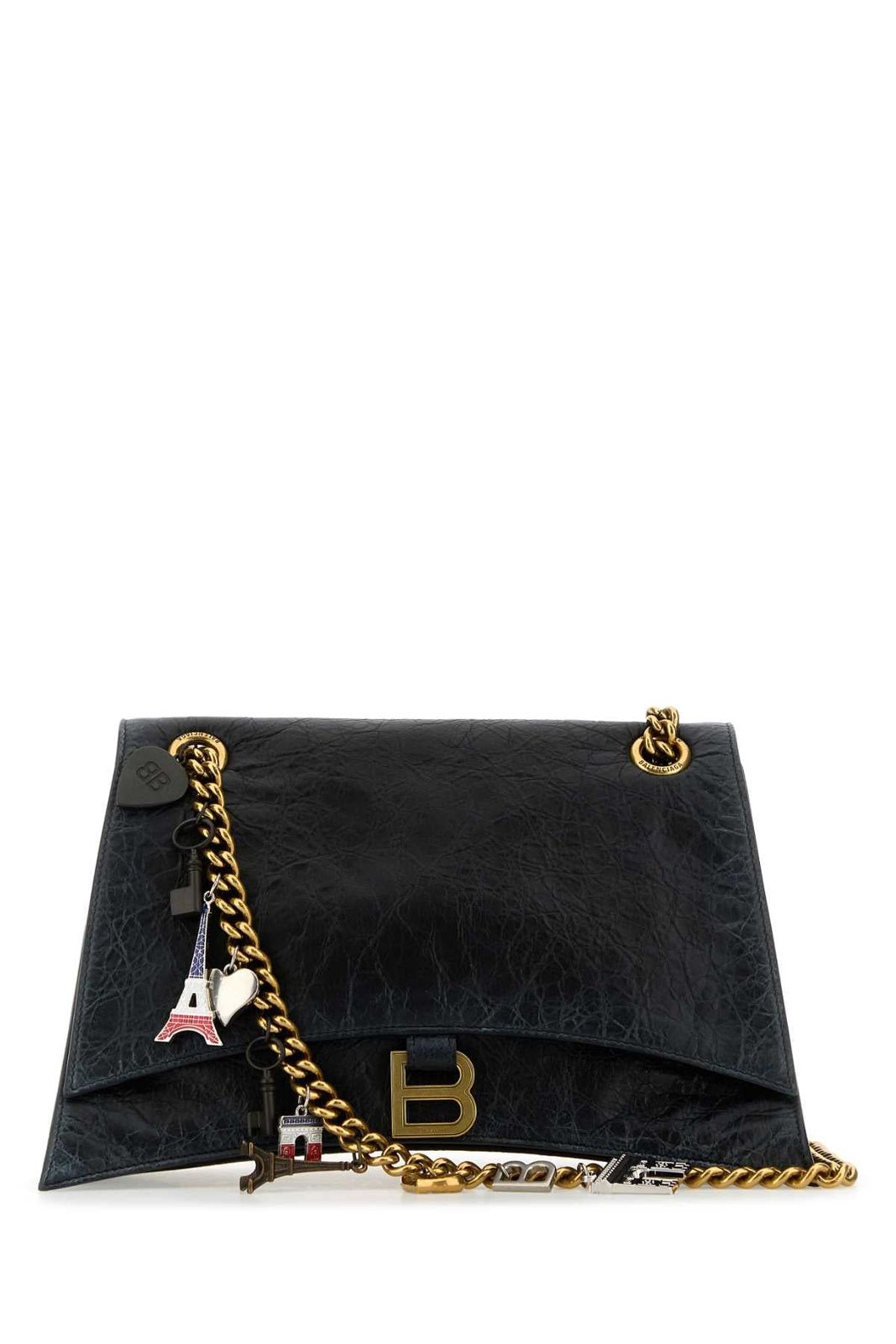 【新品・最安値】Balenciaga Crush chain bag m Black 正規品 ショルダーバッグ
