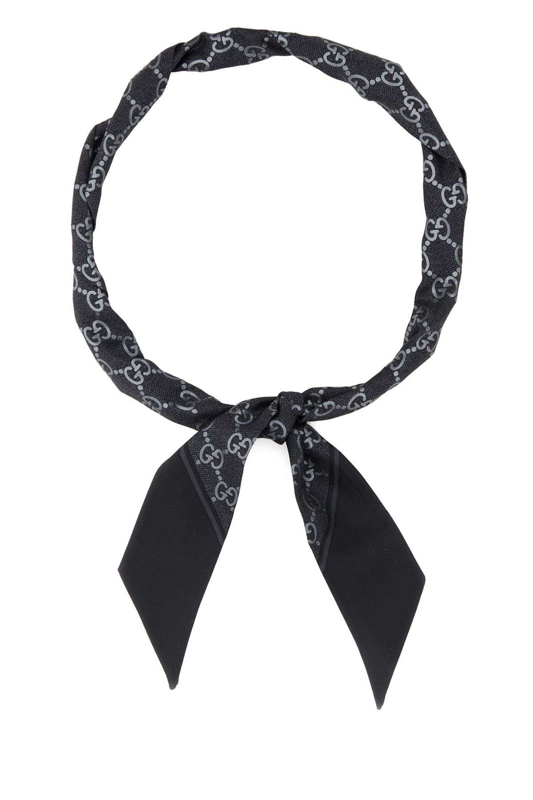 【新品・最安値】Gucci Bow amy gg 5/2x120 BLACKVRV 正規品 バンダナ・スカーフ 24,010円