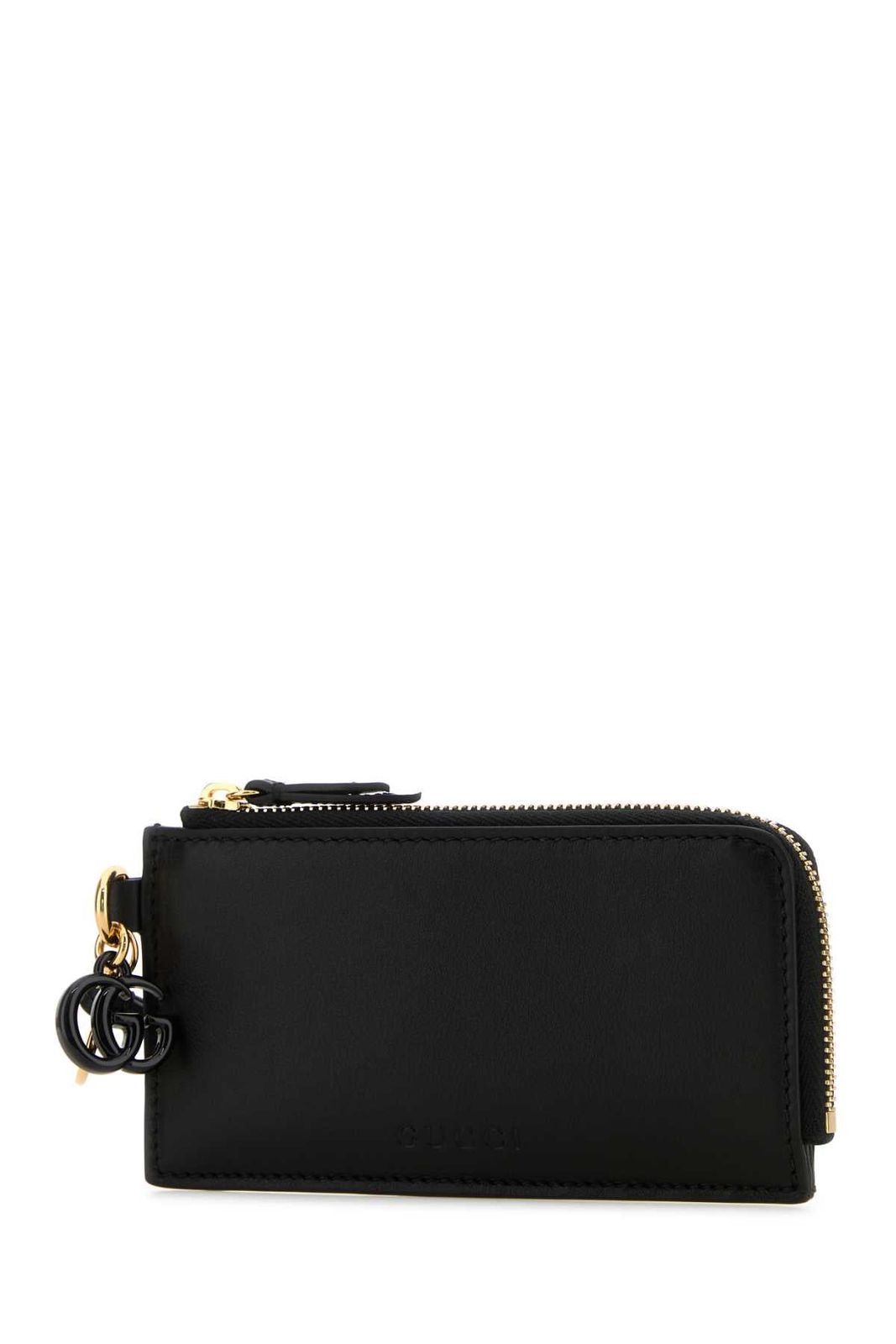 【新品・最安値】Gucci Card case NERO 正規品 三つ折り財布 54,360円