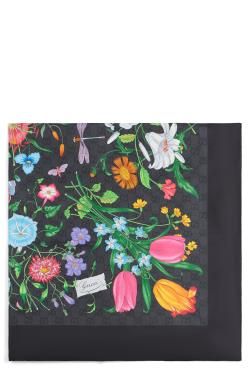 【新品・最安値】Gucci Silk twill square with print 正規品 その他