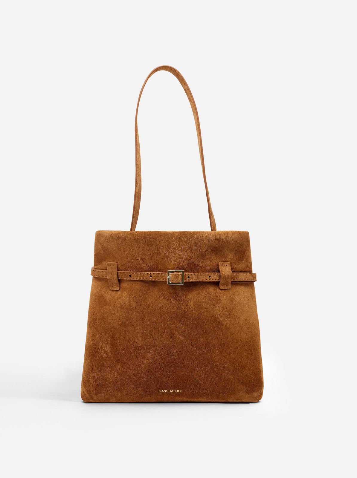 【新品・最安値】Manu Atelier Mini tote du jour ECRUVANILLA 正規品 ハンドバッグ