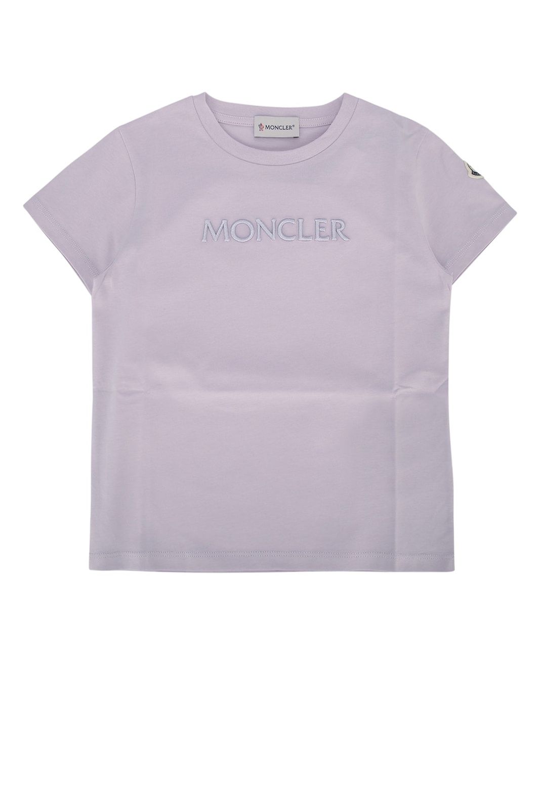 【新品・最安値】Moncler Jr Ss t-shirt LILAC 正規品 半袖(Tシャツ) 14,560円