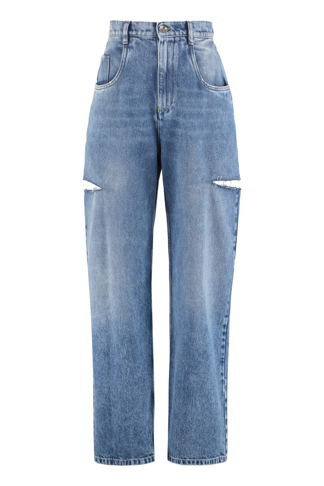 【新品・最安値】Maison Margiela High-waist wide-leg jeans 正規品 スキニーデニム 55,800円