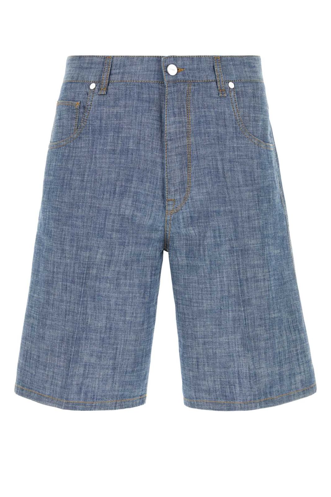 【新品・最安値】Fendi B relaxed chambray blu washed LIGHT BLUE 正規品 その他