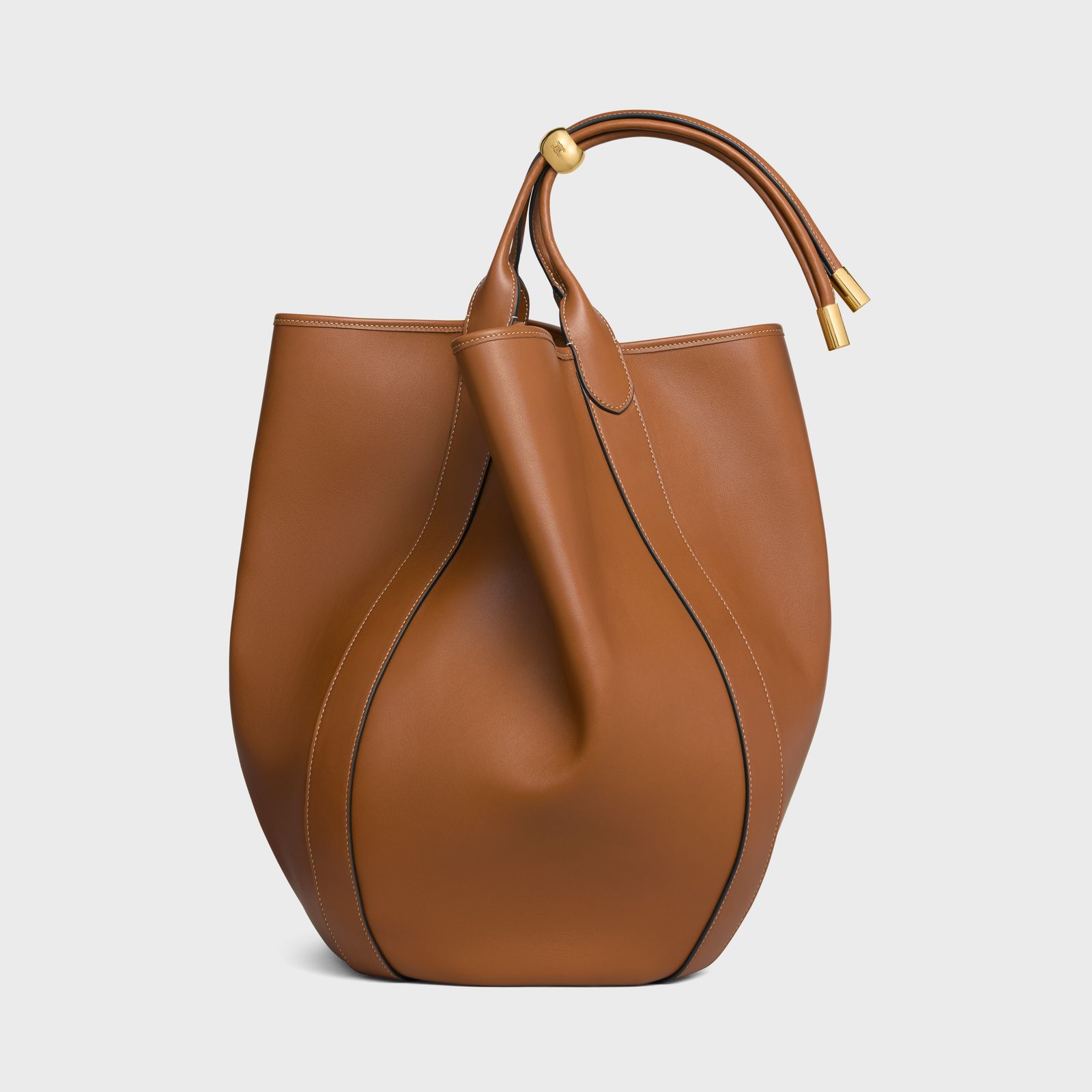 【新品・最安値】Celine Large drop bucket GOLDENTAN 正規品 ハンドバッグ