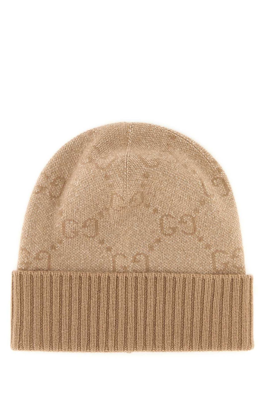 【新品・最安値】Gucci Hat nuancie lux s-m-l WHITEBEIGE 正規品 ニット帽・ビーニー