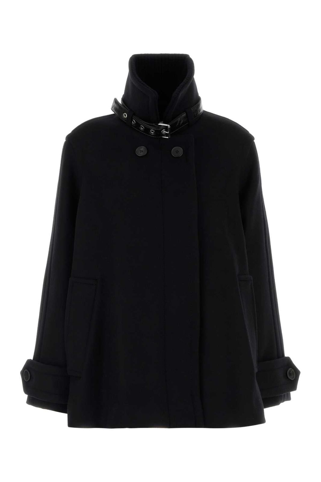 【新品・最安値】Lanvin Cappotto corto con collo alto NOIR 正規品 ダッフルコート 168,350円