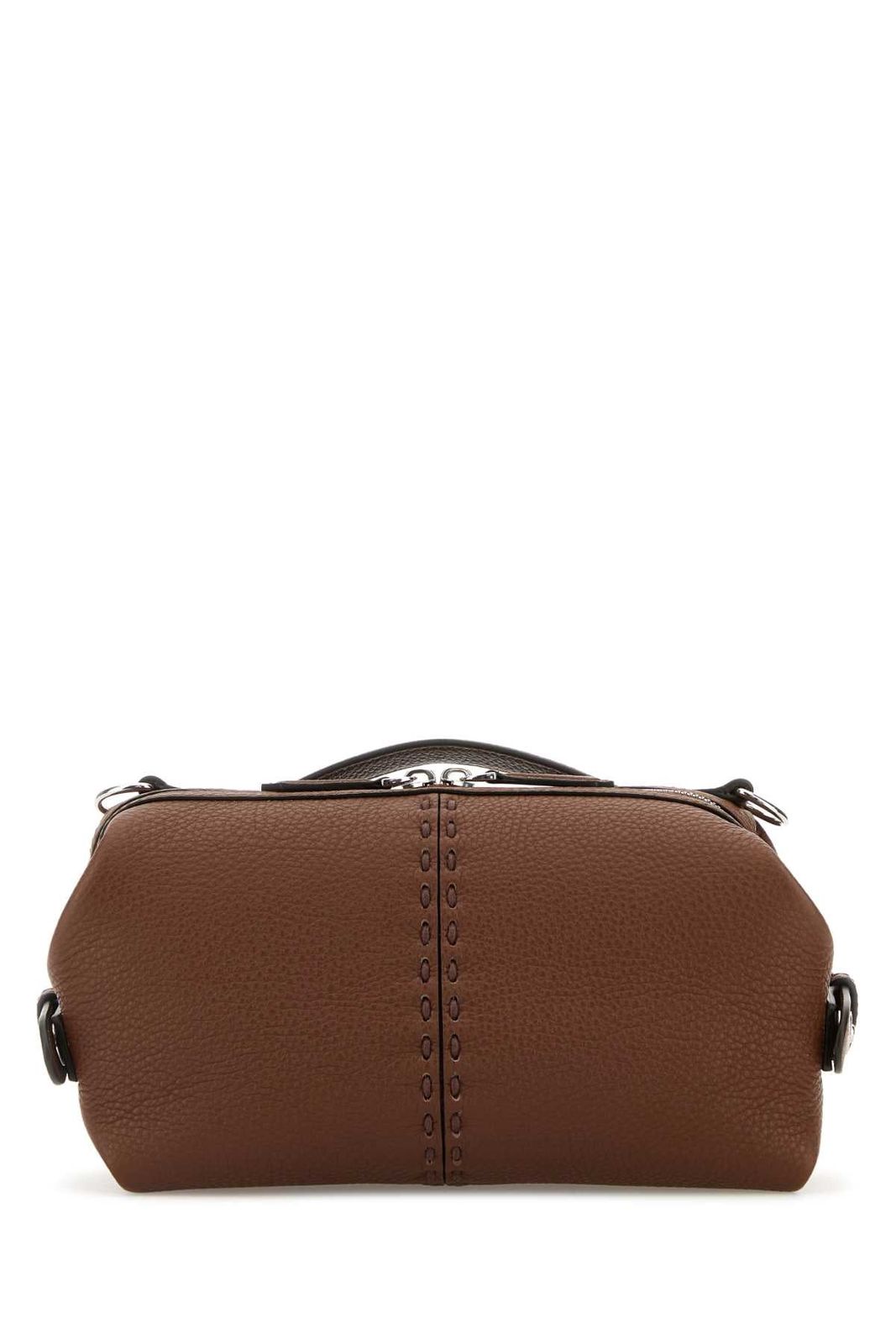 【新品・最安値】Fendi siesta cuoio roma mf/ DURK NUT+ PALL 正規品 ハンドバッグ