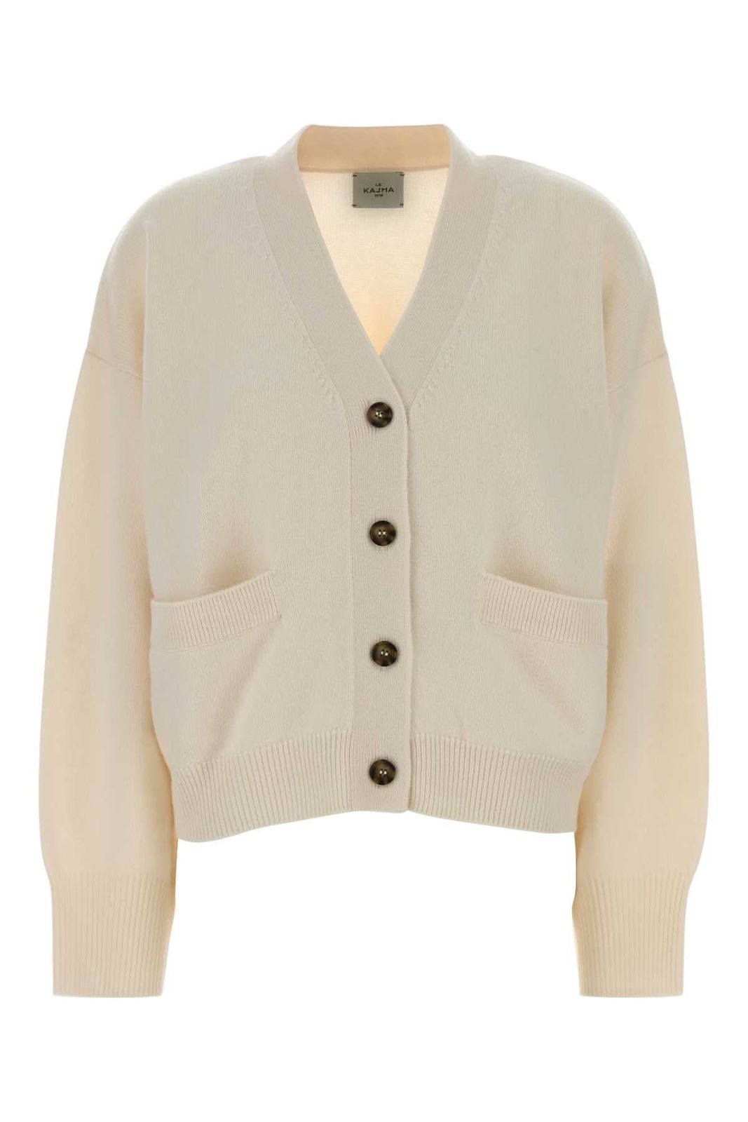 【新品・最安値】Le Kasha Cardigan with pockets WHITE 正規品 ノースリーブ