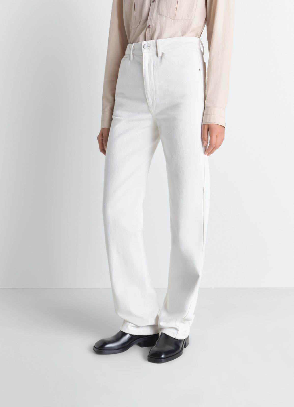 【新品・最安値】Lemaire Five pockets twisted pants MILK 正規品 スキニーデニム 40,430円